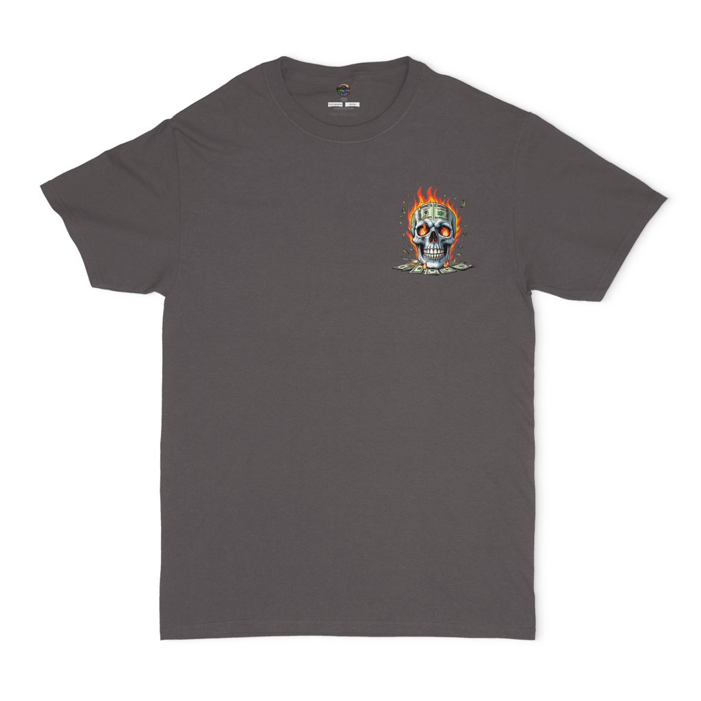 Pray Then Hustle Unisex Graphic T-Shirt Front and Back Design