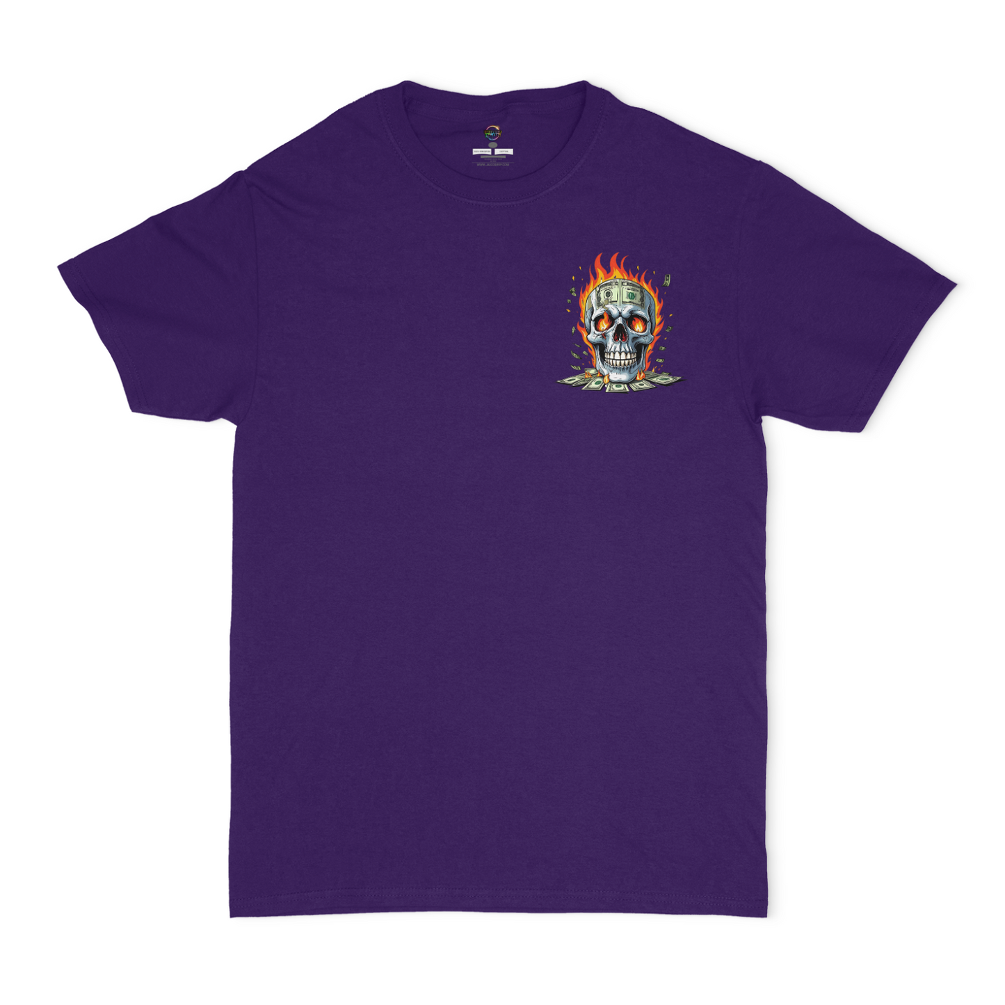 Pray Then Hustle Unisex Graphic T-Shirt Front and Back Design