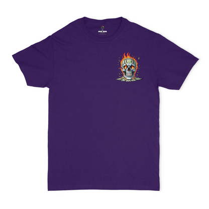 Pray Then Hustle Unisex Graphic T-Shirt Front and Back Design