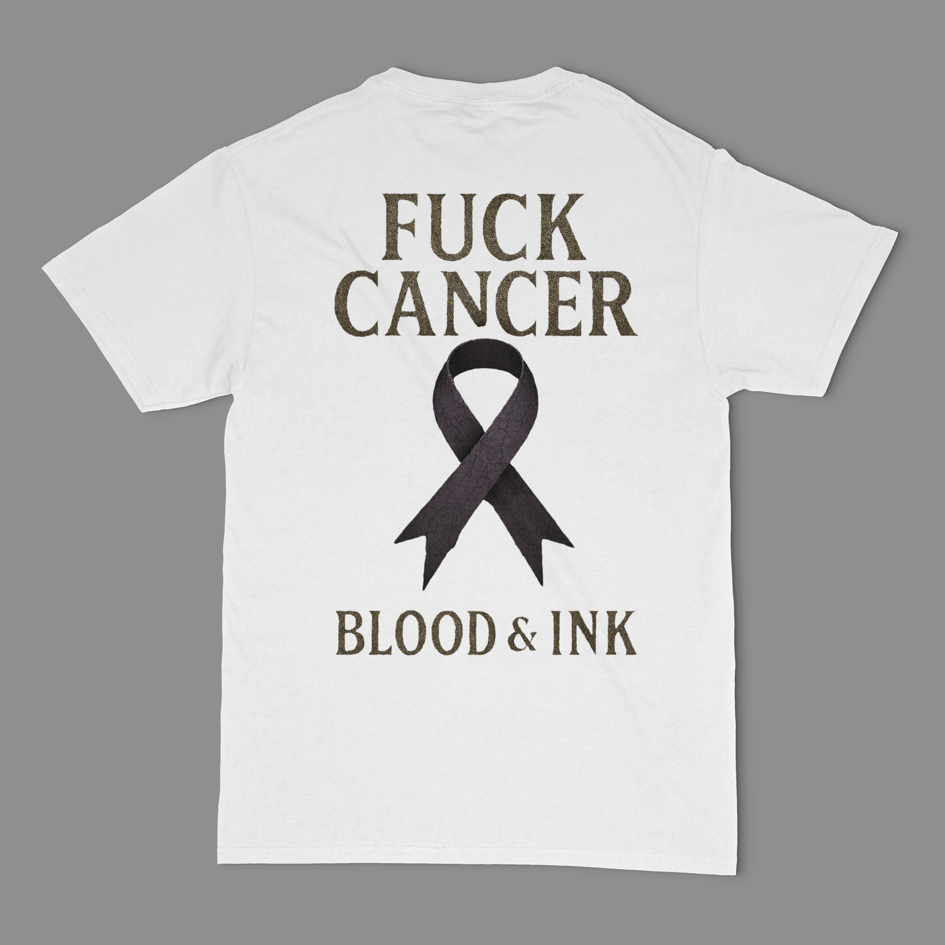 Fuck Cancer Blood and Ink Unisex T-Shirt
