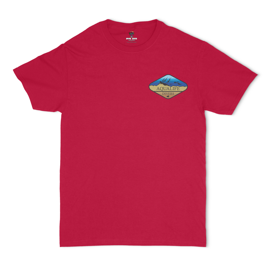 AquaLife Divers Front and Back Logo T-shirt