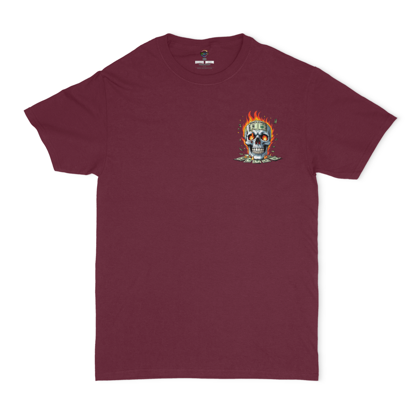 Pray Then Hustle Unisex Graphic T-Shirt Front and Back Design