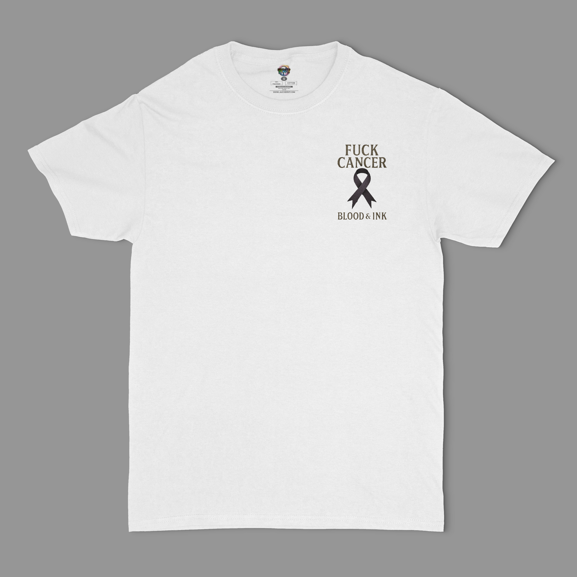 Fuck Cancer Blood and Ink Unisex T-Shirt
