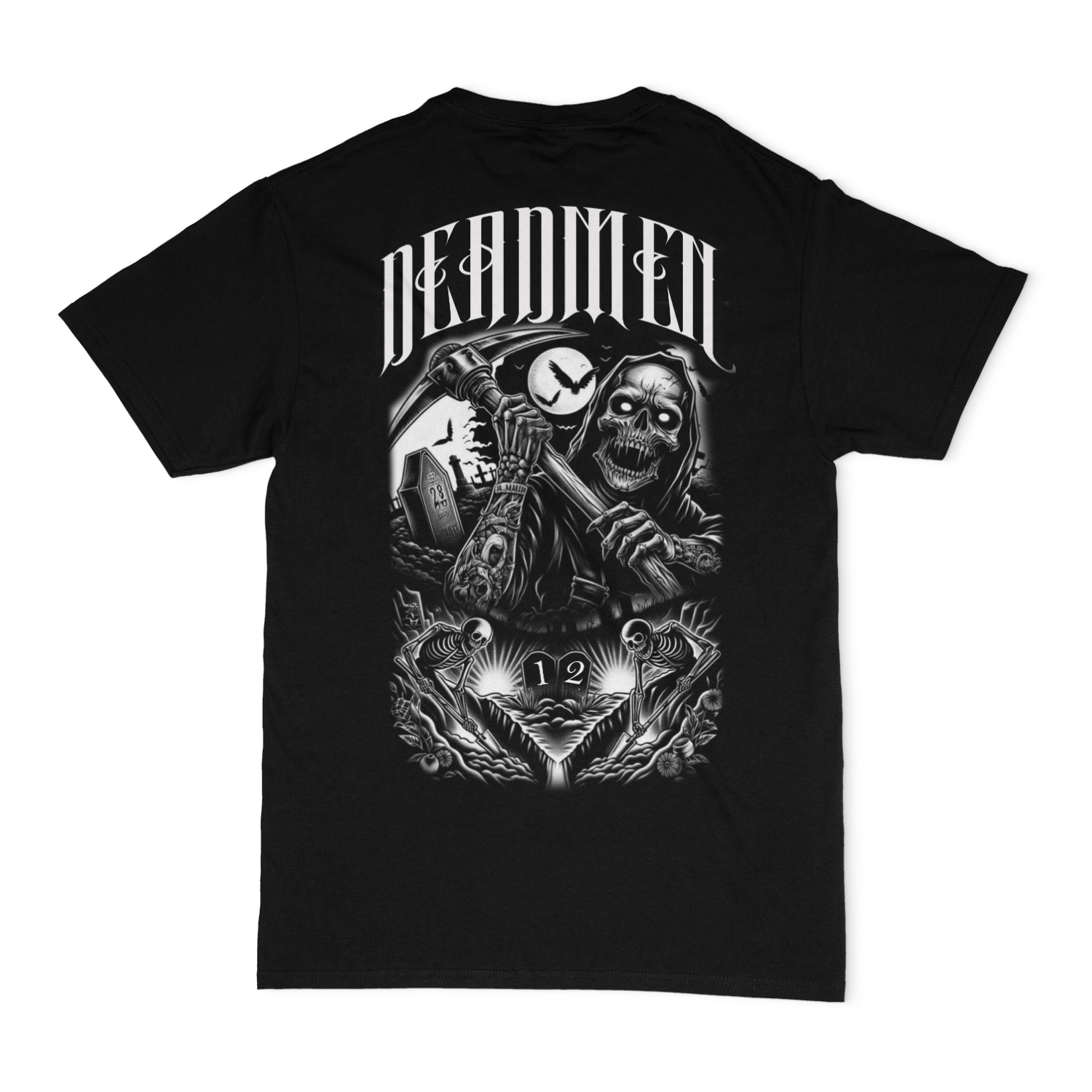 Deadmen Graveyard Front and Back Unisex T-Shirt