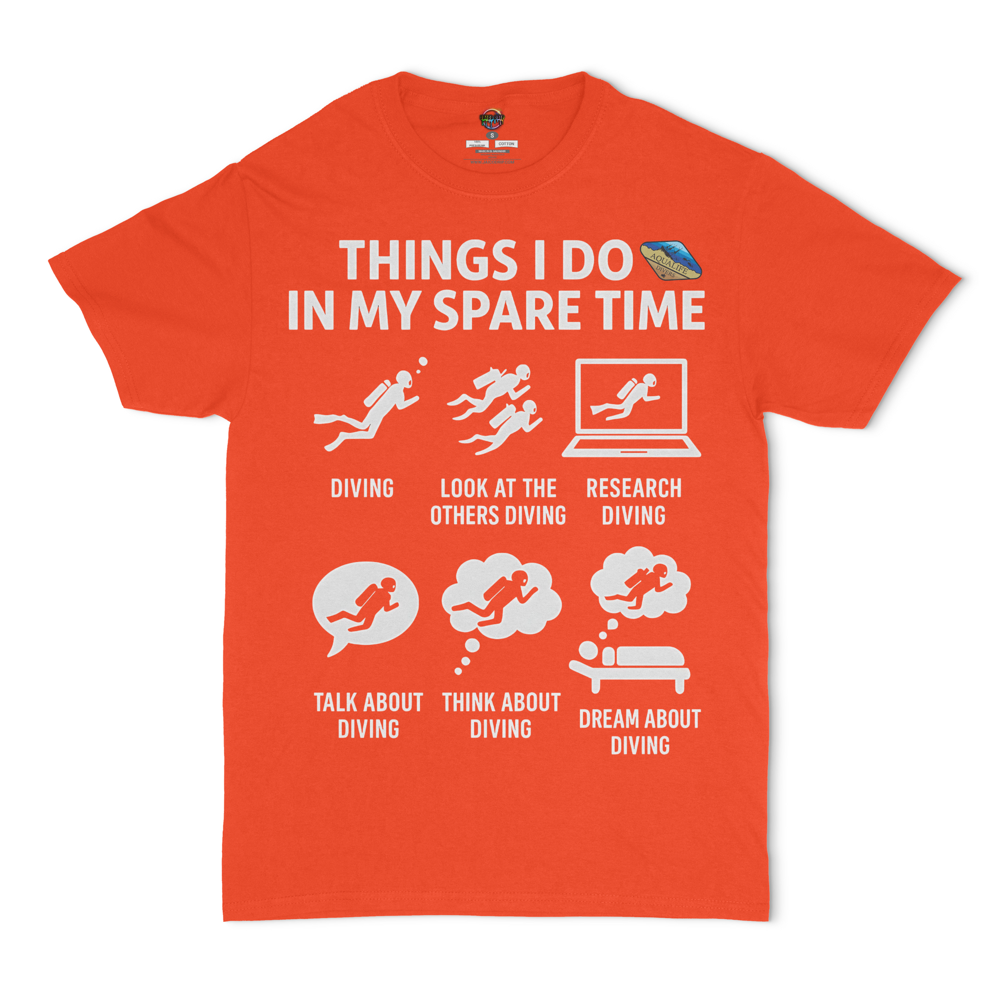 Things I Do In My Spare Time AquaLife Divers Unisex T-Shirt