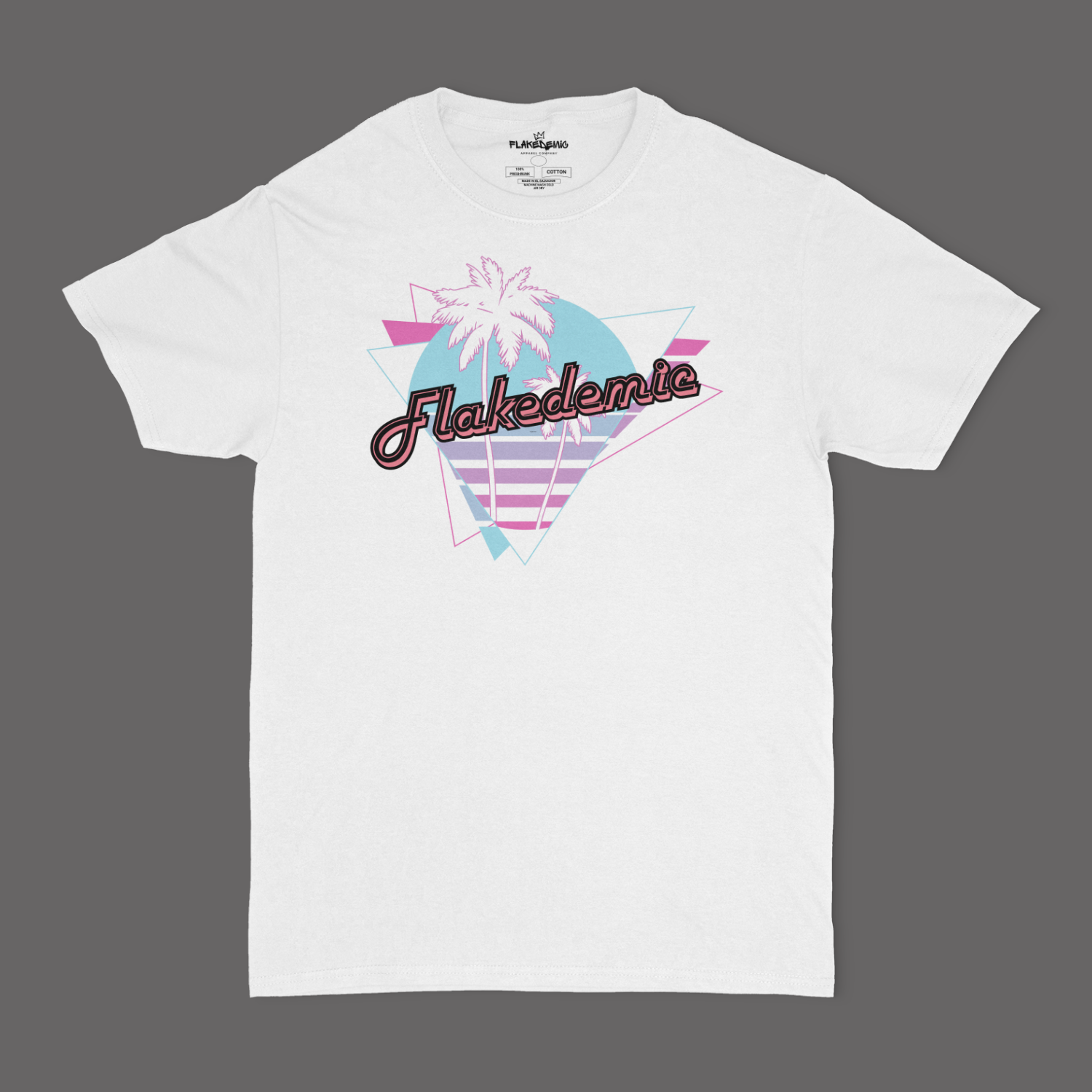 FLAKEDEMIC Retro Unisex T-Shirt
