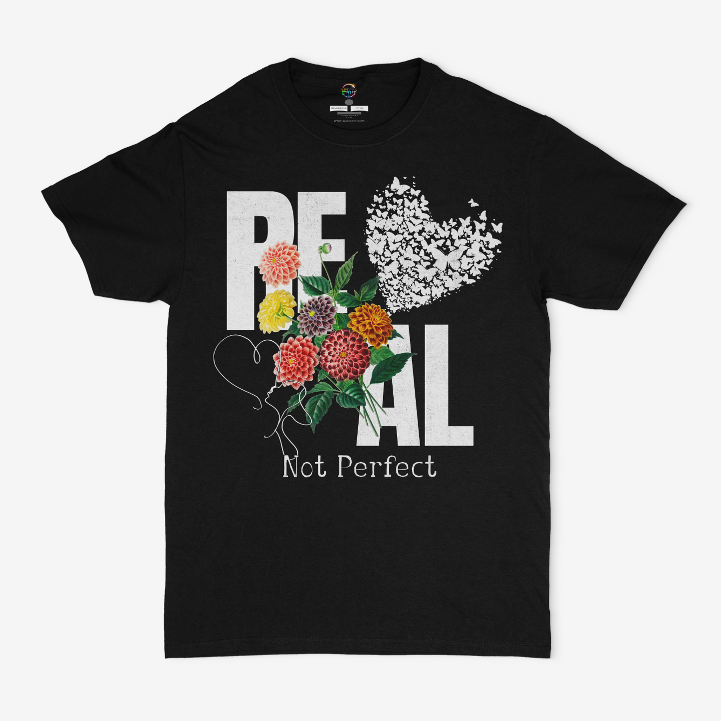 Real Not Perfect Graphic Unisex T-shirt