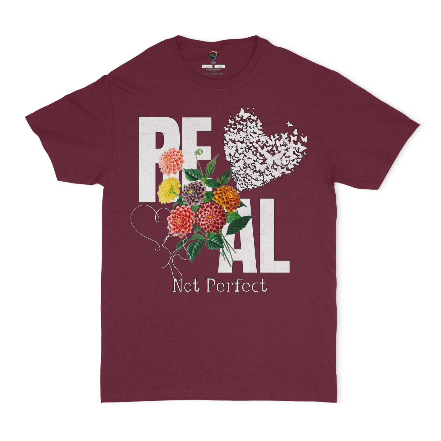 Real Not Perfect Graphic Unisex T-shirt
