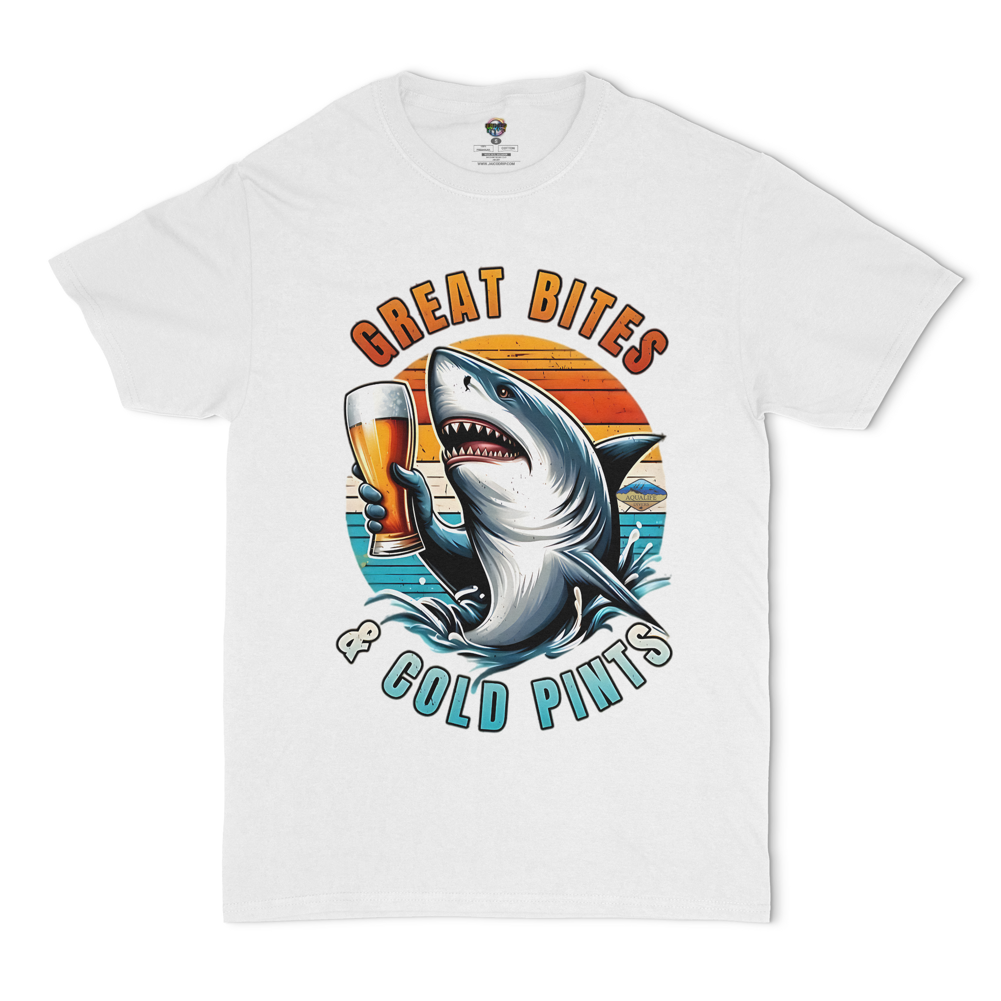 Great Bites and Cold Pints AquaLife Divers Unisex T-Shirt