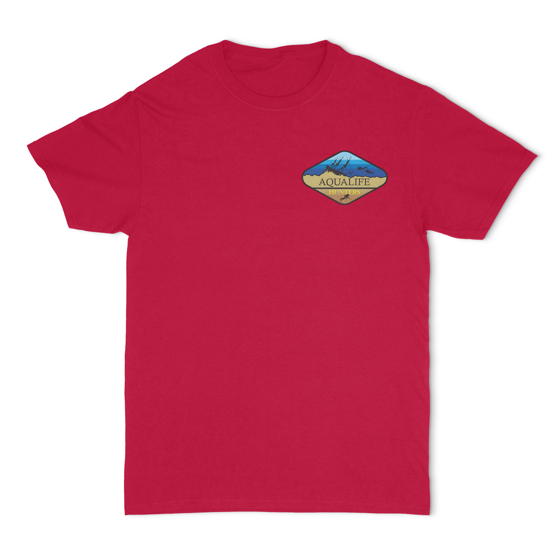 AquaLife Hunters logo Front and Back Unisex T-Shirt