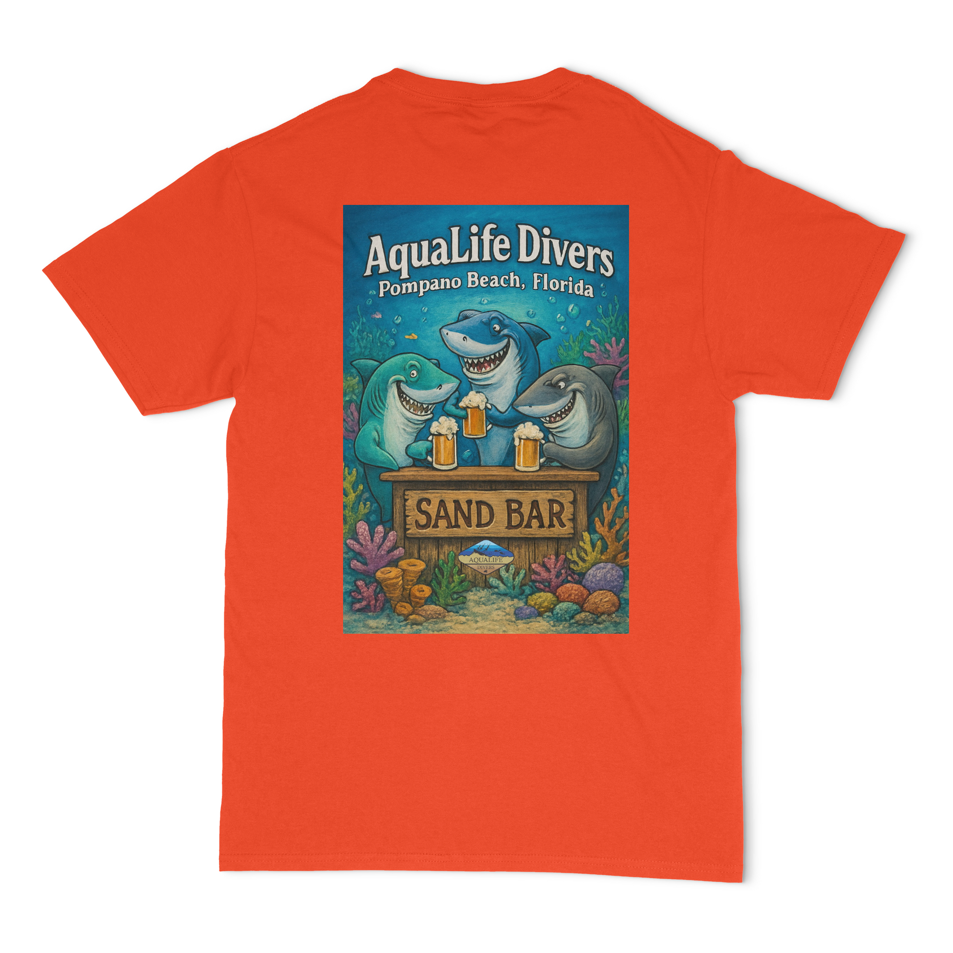 AquaLife Divers Sand Bar Unisex T-Shirt