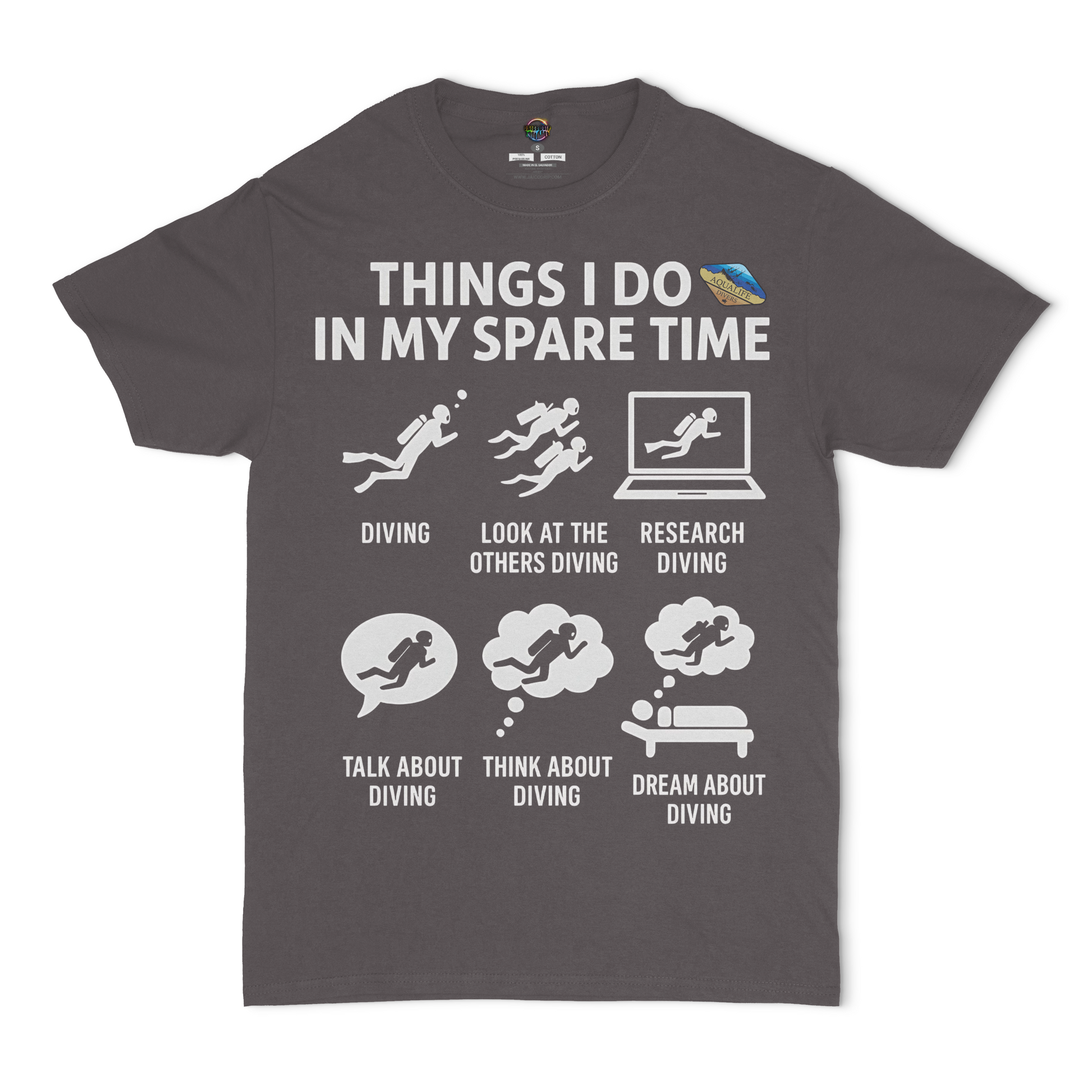 Things I Do In My Spare Time AquaLife Divers Unisex T-Shirt