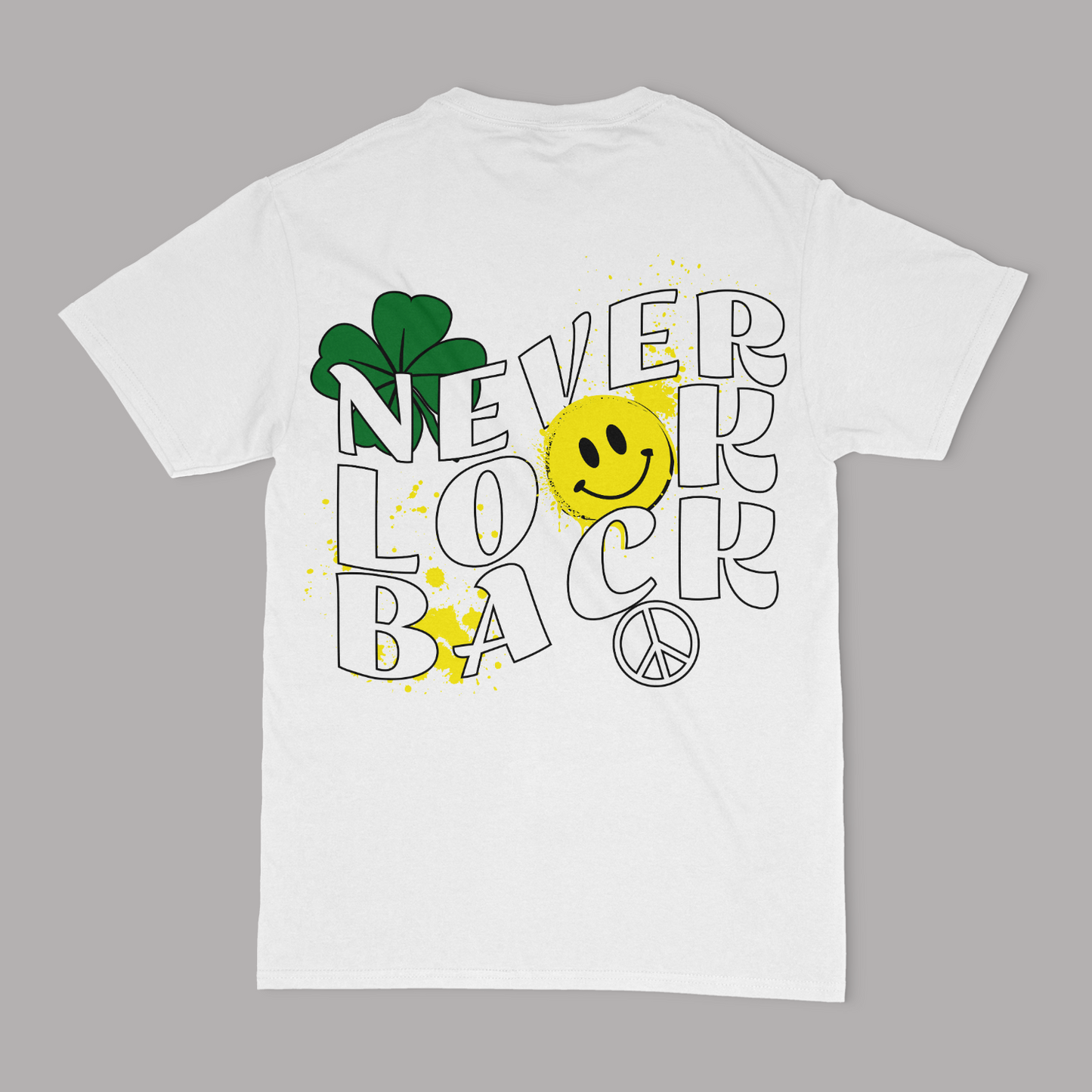 Never Look Back (Front And Back Design) Unisex T-Shirt
