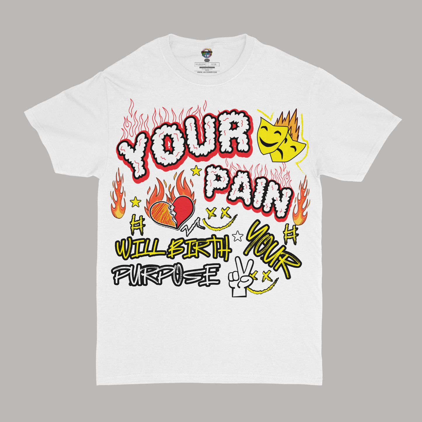 Your Pain Will Birth Your Purpose Graphic Unisex T-shirt