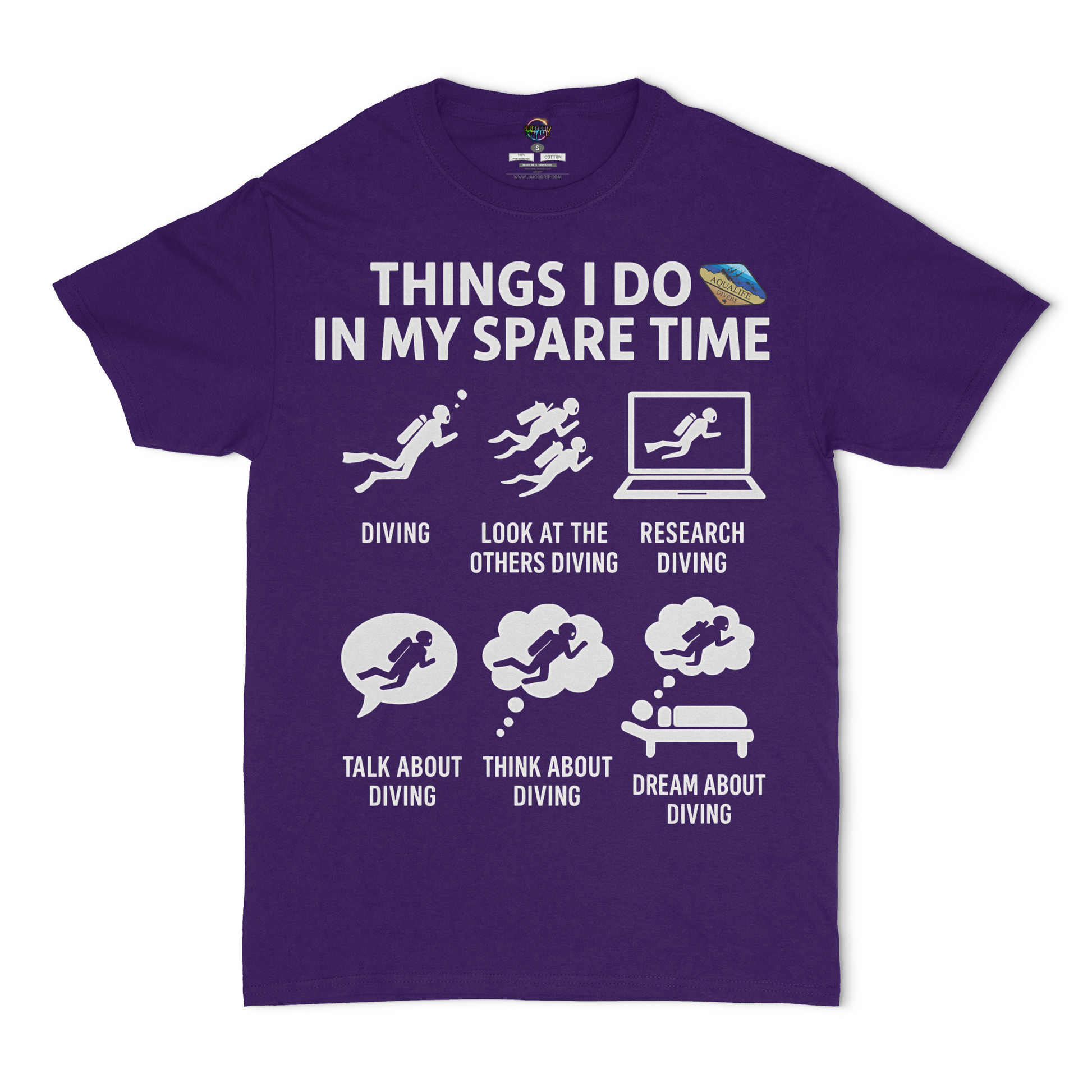 Things I Do In My Spare Time AquaLife Divers Unisex T-Shirt
