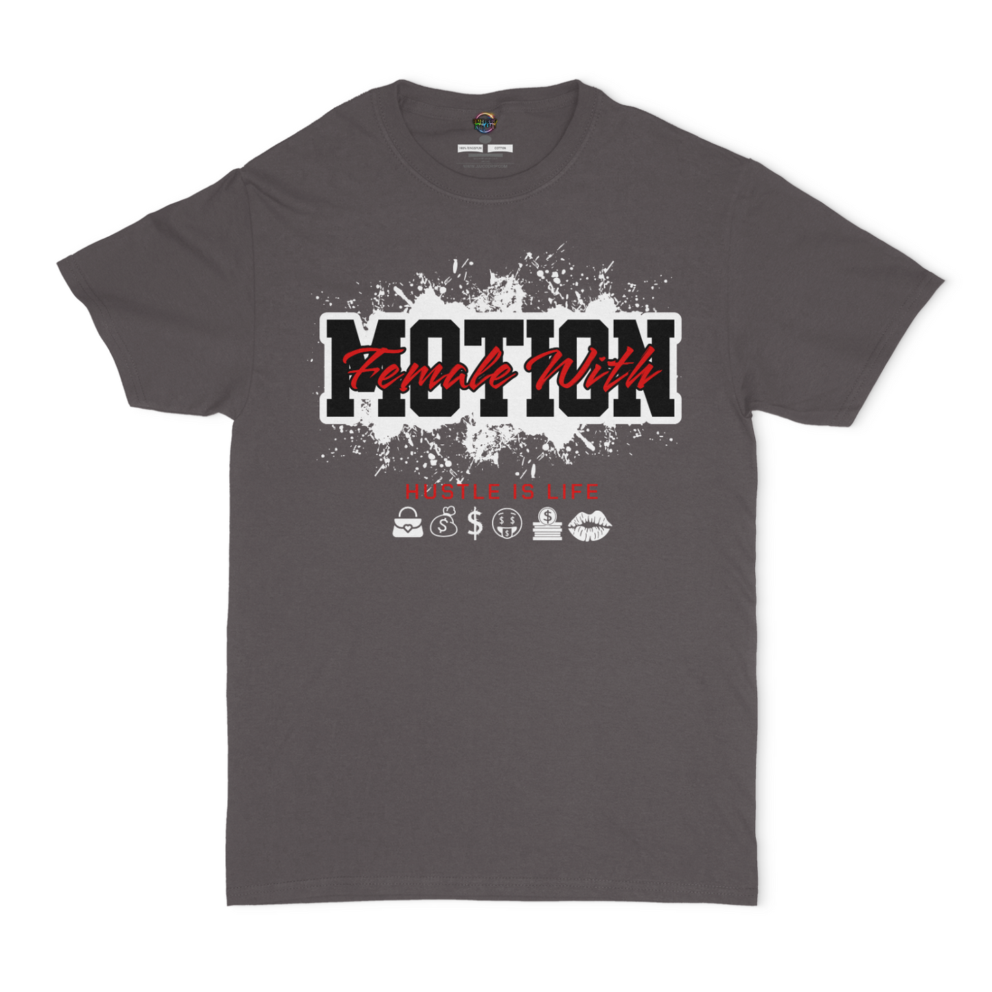 Female With Motion Graphic Unisex T-shirt