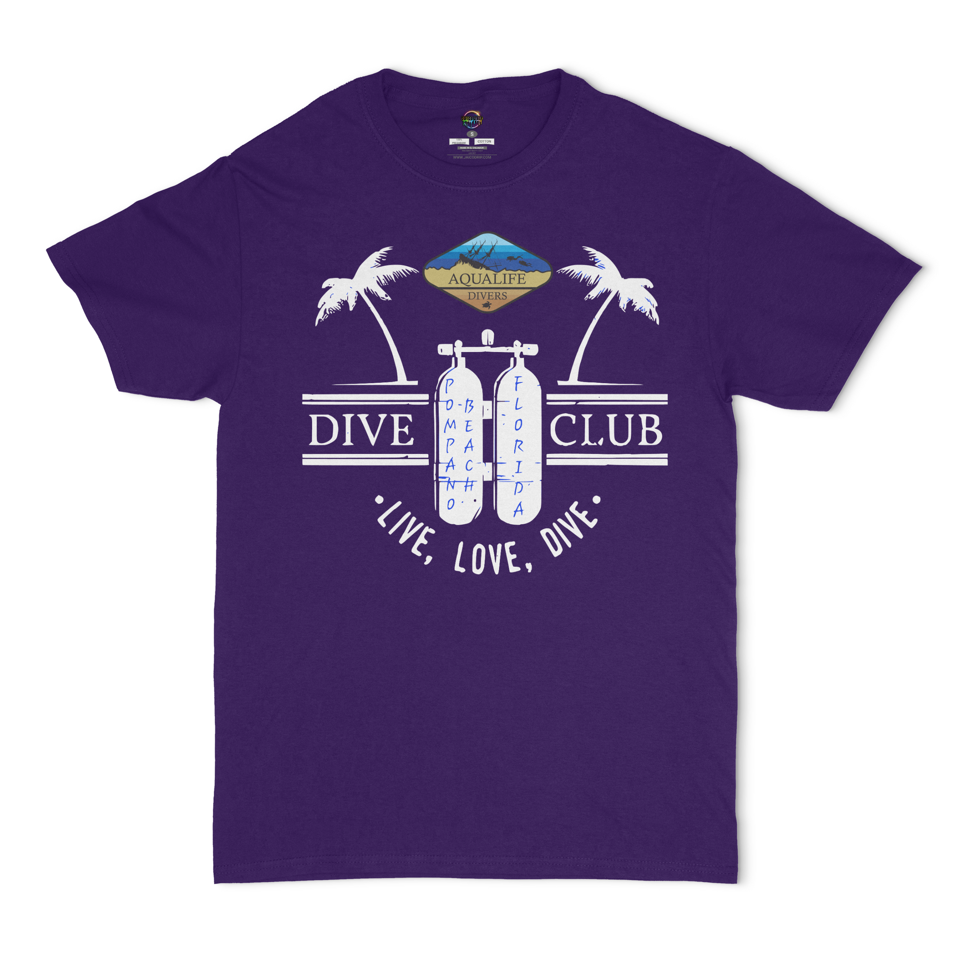 Aqua Life DIvers Dive Club Unisex T-Shirt