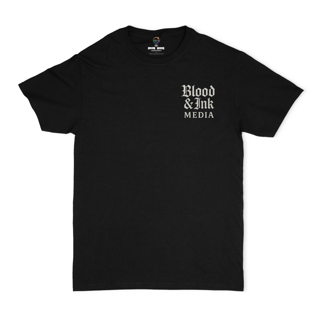 Blood and Ink Media Front and Back Unisex T-Shirt