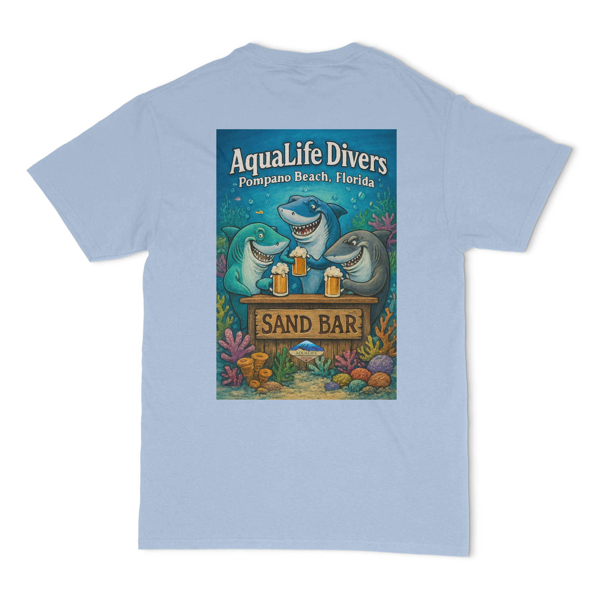 AquaLife Divers Sand Bar Unisex T-Shirt