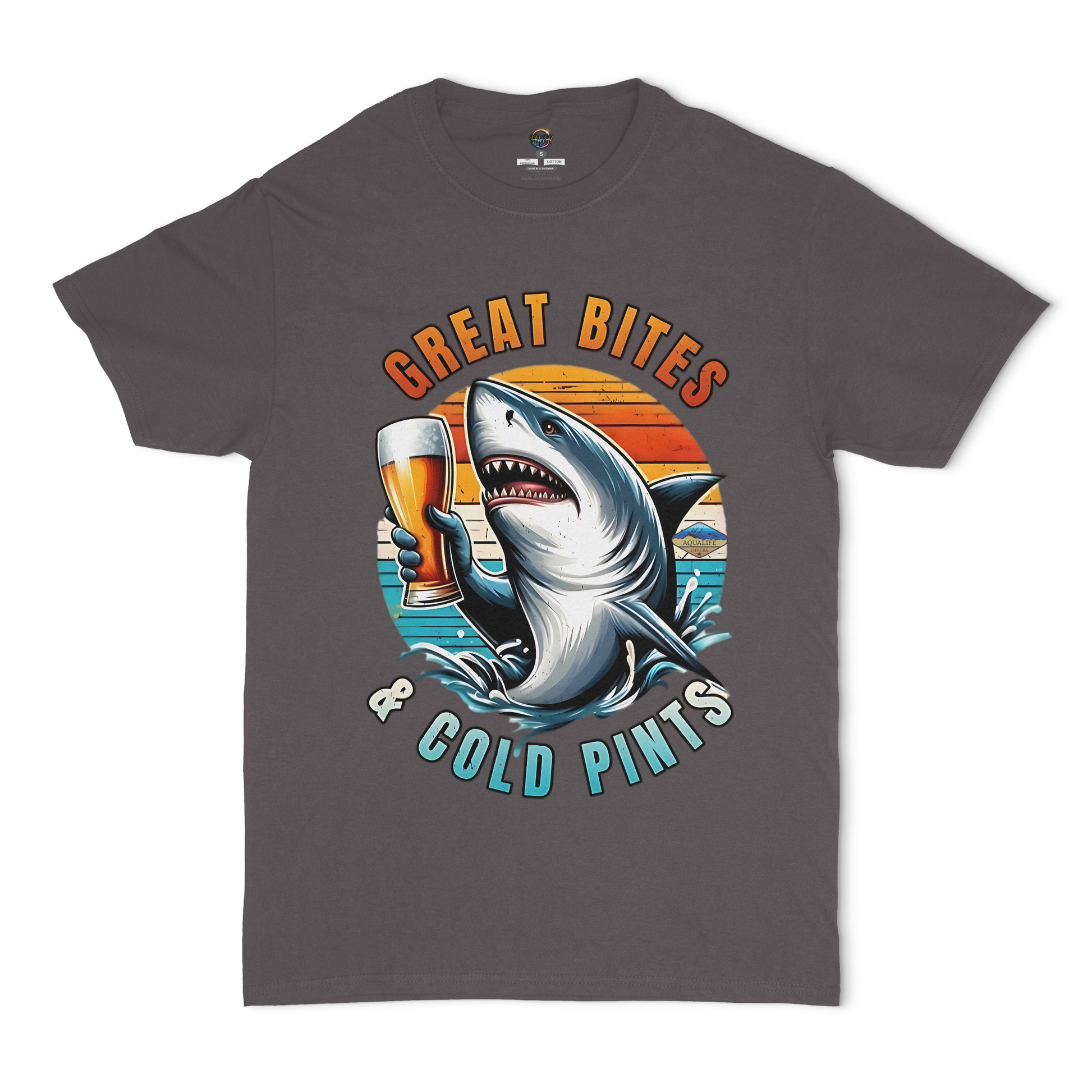 Great Bites and Cold Pints AquaLife Divers Unisex T-Shirt