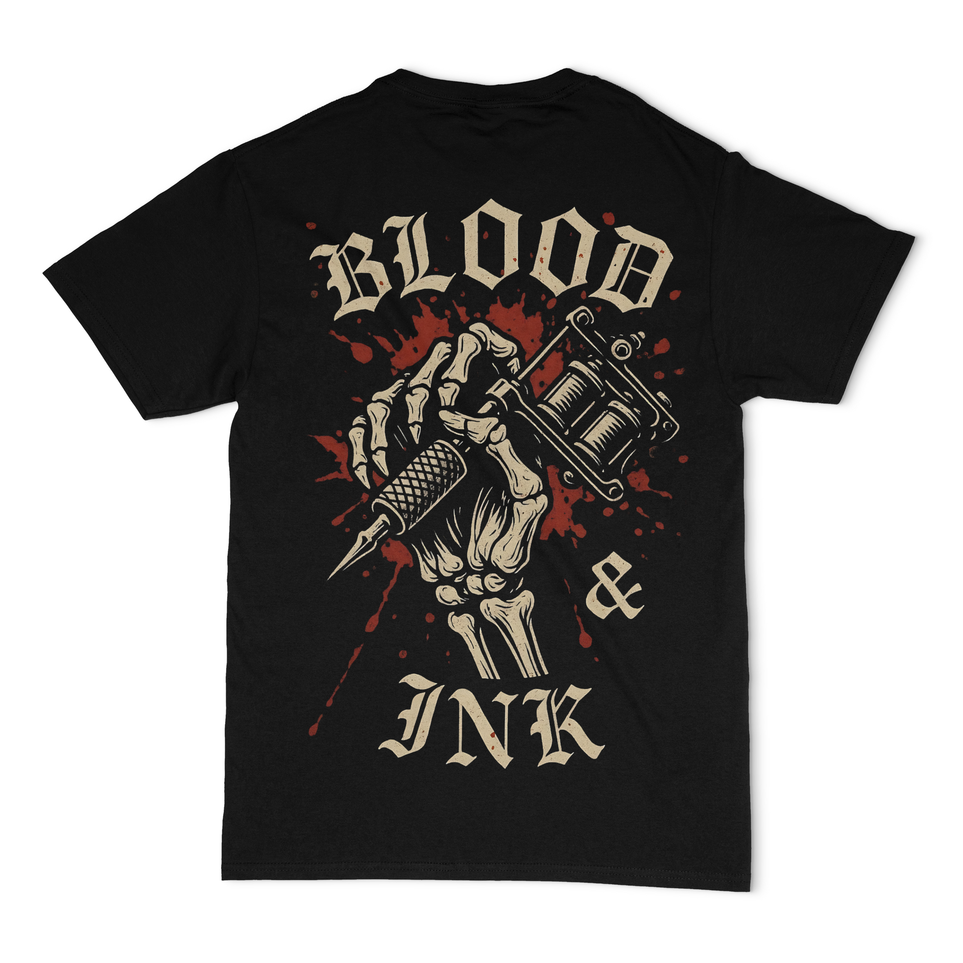 Blood and Ink Skeleton Unisex Tshirt