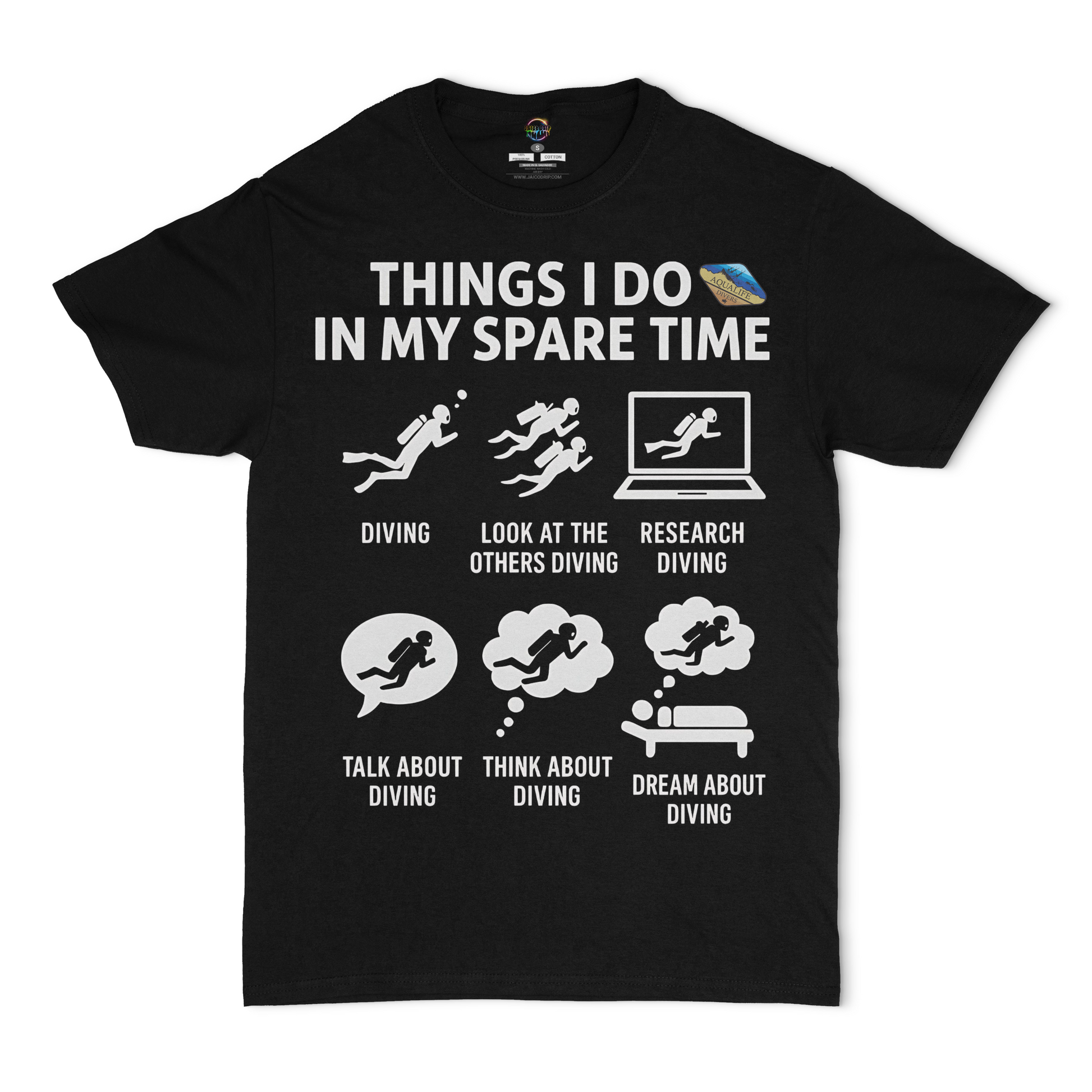 Things I Do In My Spare Time AquaLife Divers Unisex T-Shirt