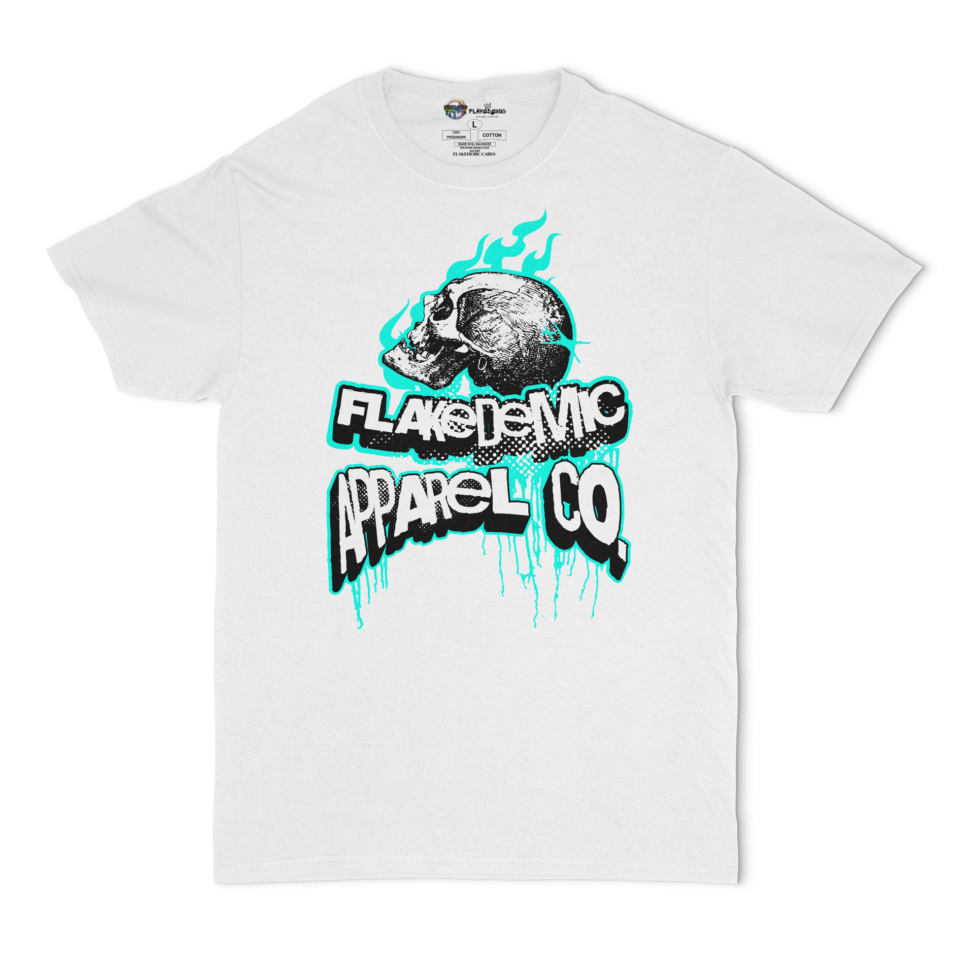 Skull Drip by FlakeDemic Tee | FlakeDemic Apparel
