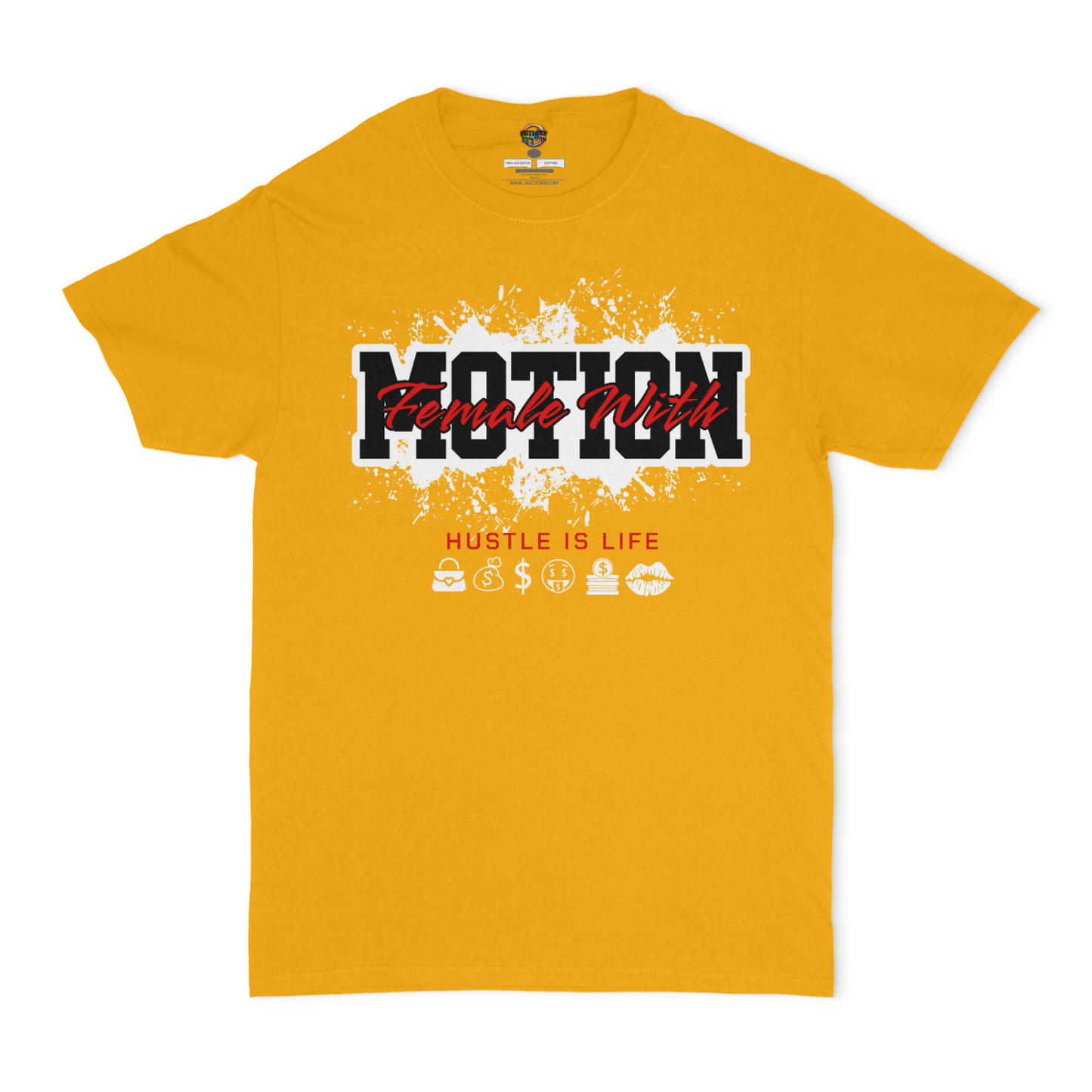 Female With Motion Graphic Unisex T-shirt