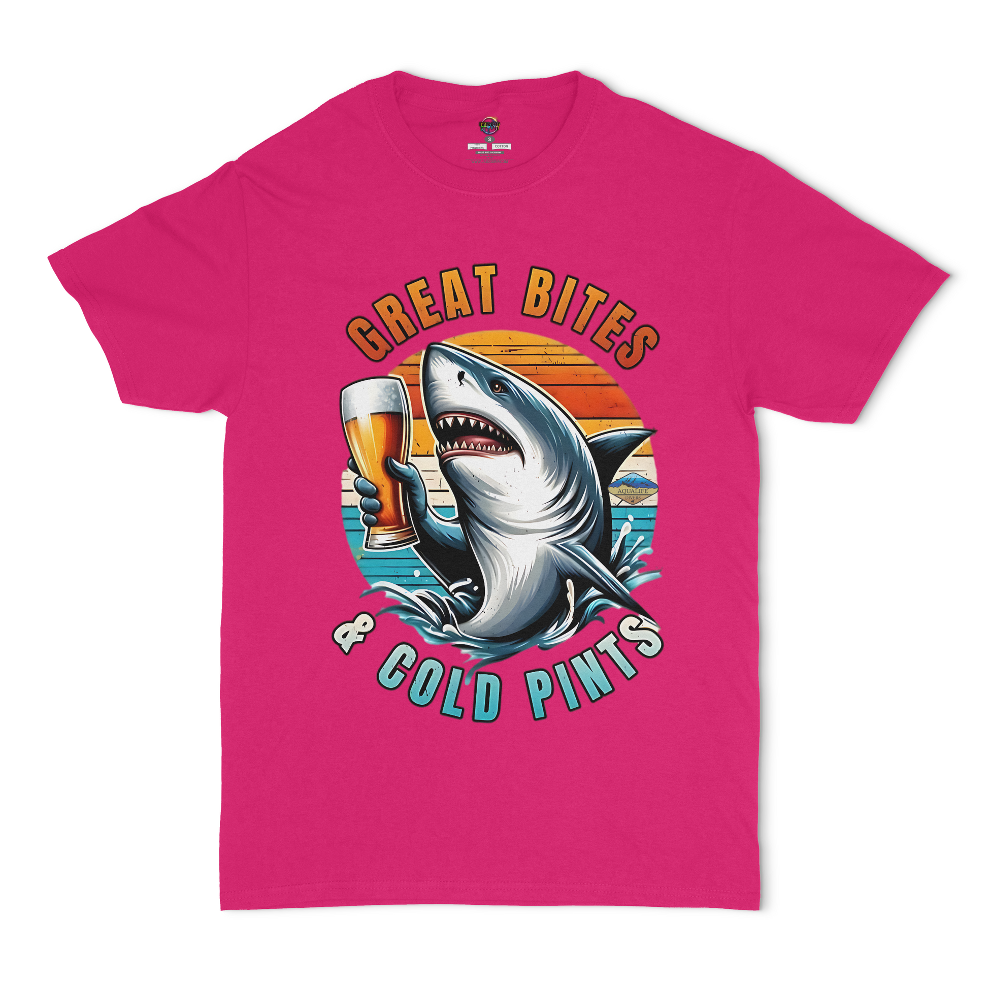 Great Bites and Cold Pints AquaLife Divers Unisex T-Shirt