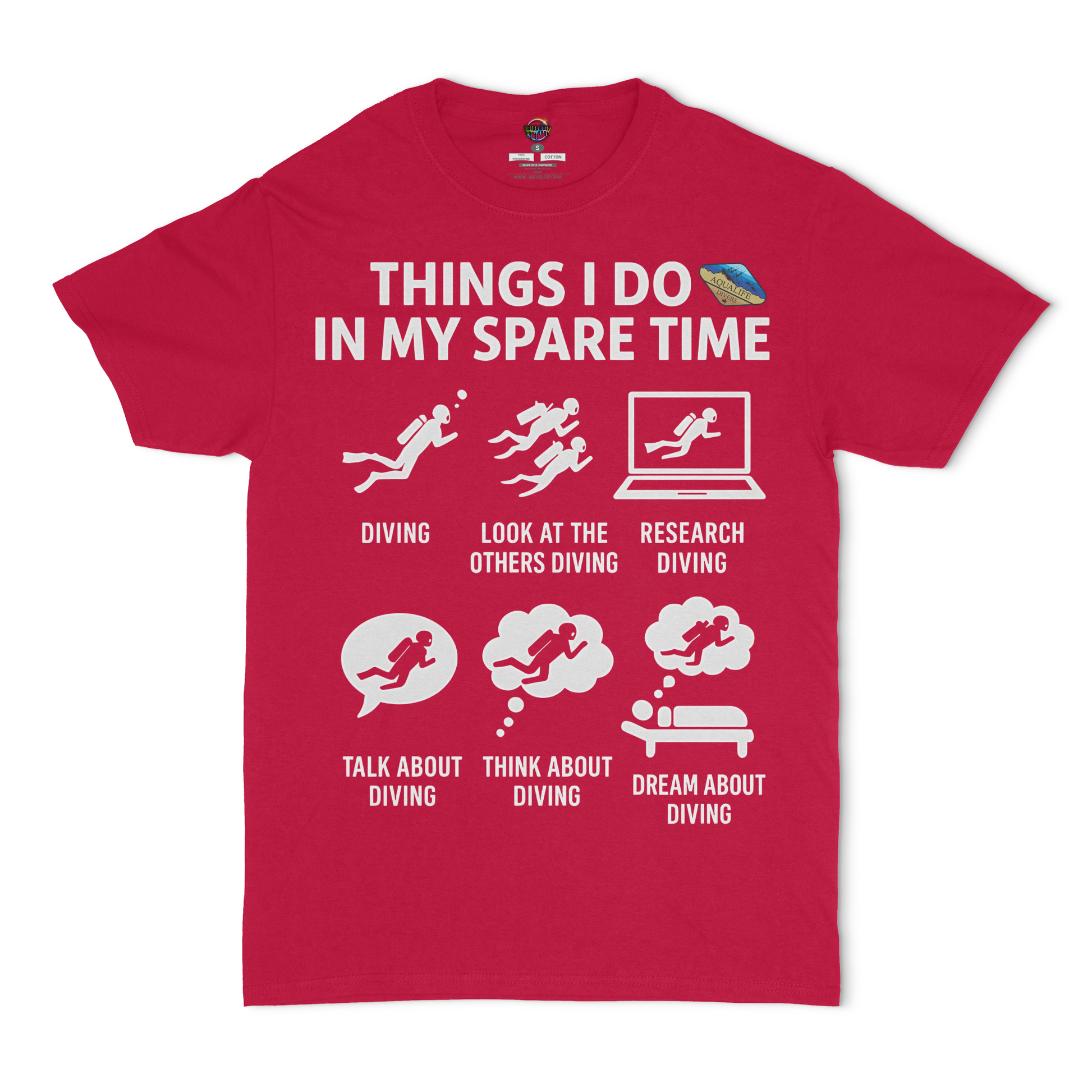 Things I Do In My Spare Time AquaLife Divers Unisex T-Shirt