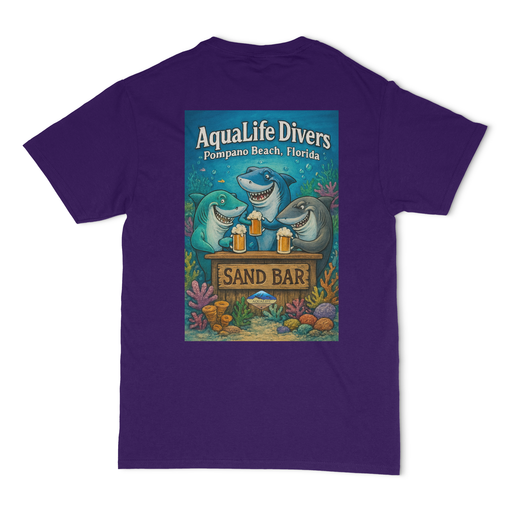 AquaLife Divers Sand Bar Unisex T-Shirt