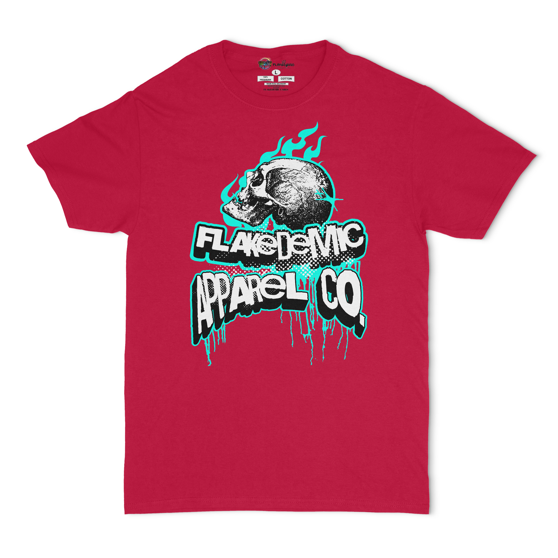 Skull Drip by FlakeDemic Tee | FlakeDemic Apparel