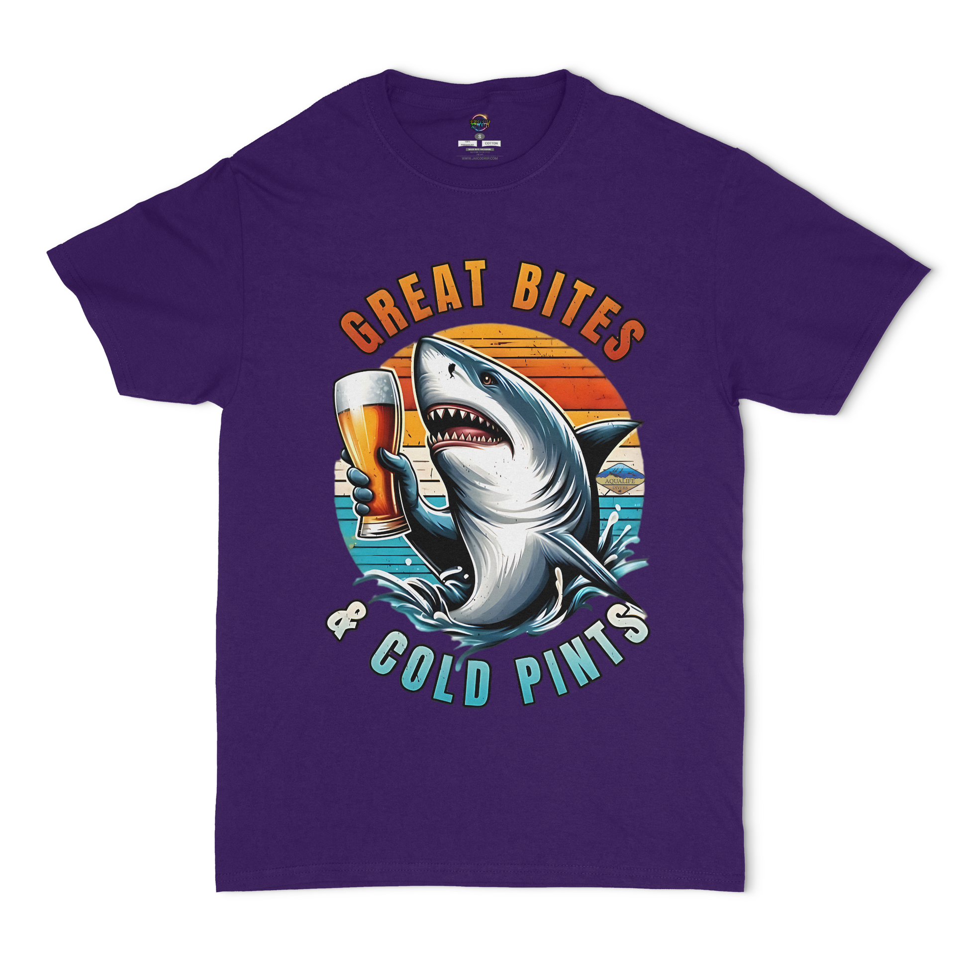 Great Bites and Cold Pints AquaLife Divers Unisex T-Shirt