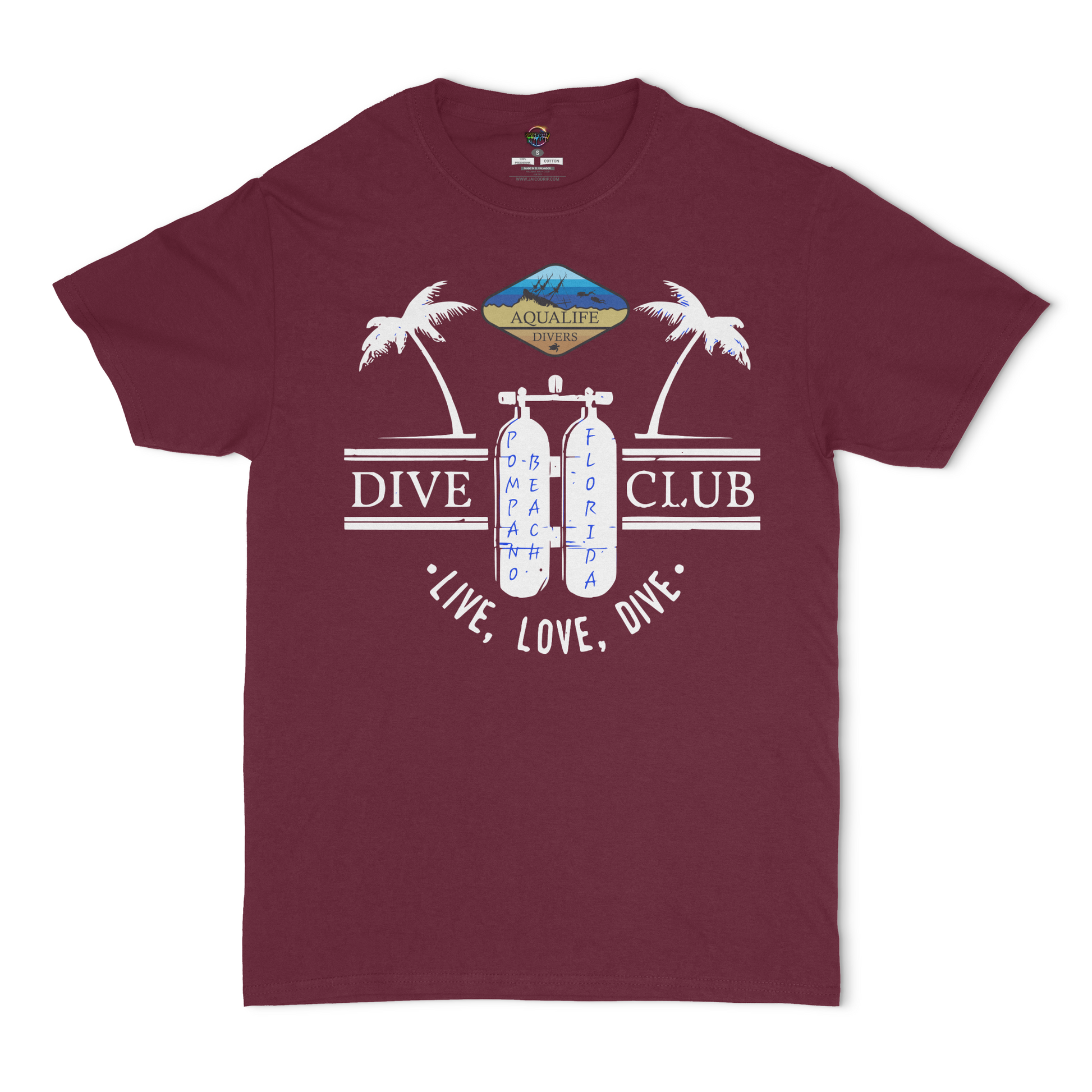 Aqua Life DIvers Dive Club Unisex T-Shirt
