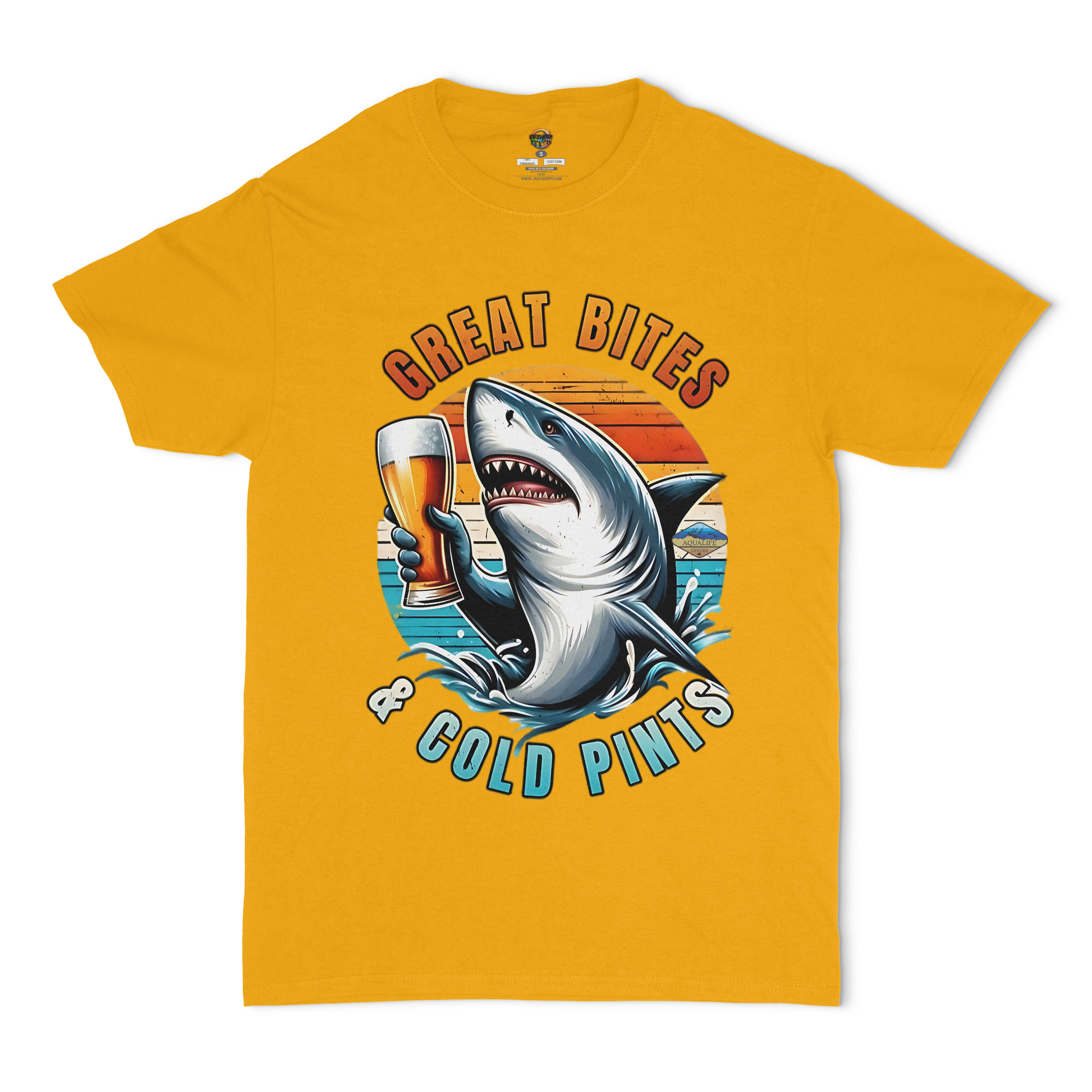 Great Bites and Cold Pints AquaLife Divers Unisex T-Shirt