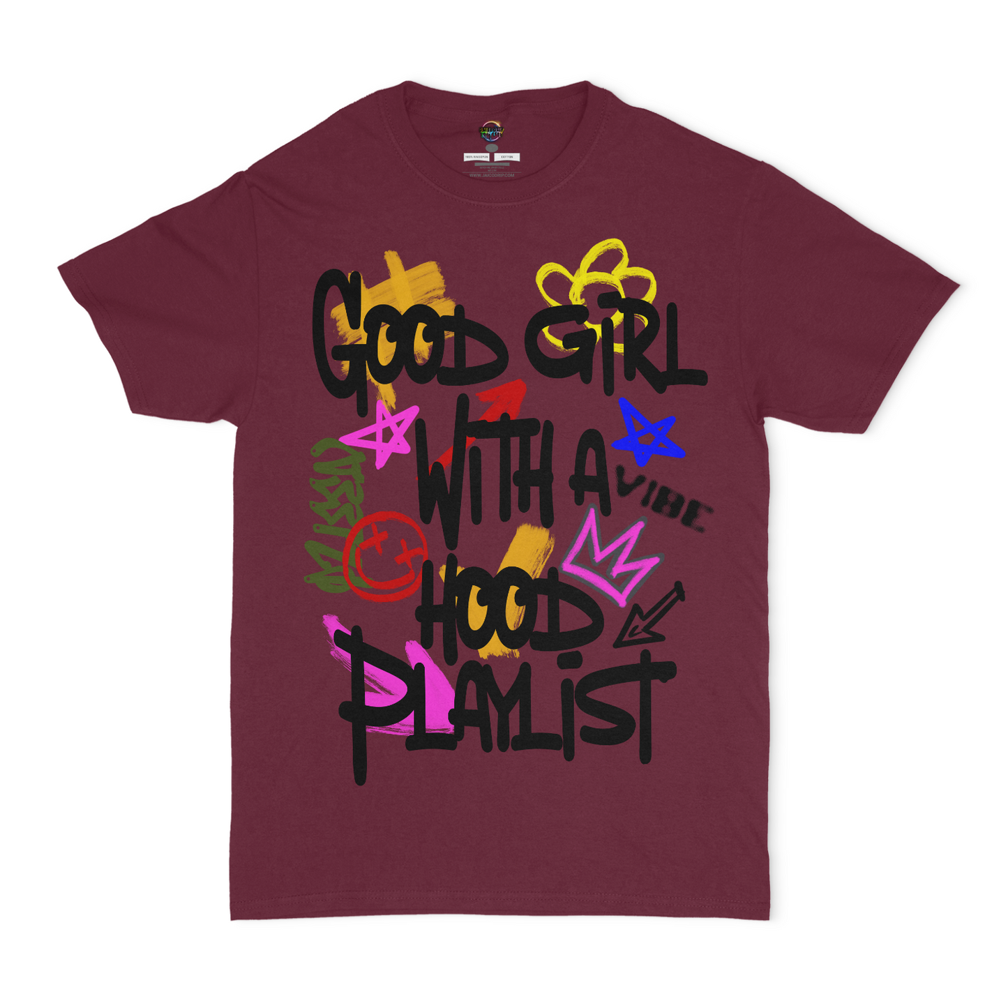Good Girl With A Hood Playlist Graphic Unisex T-shirt