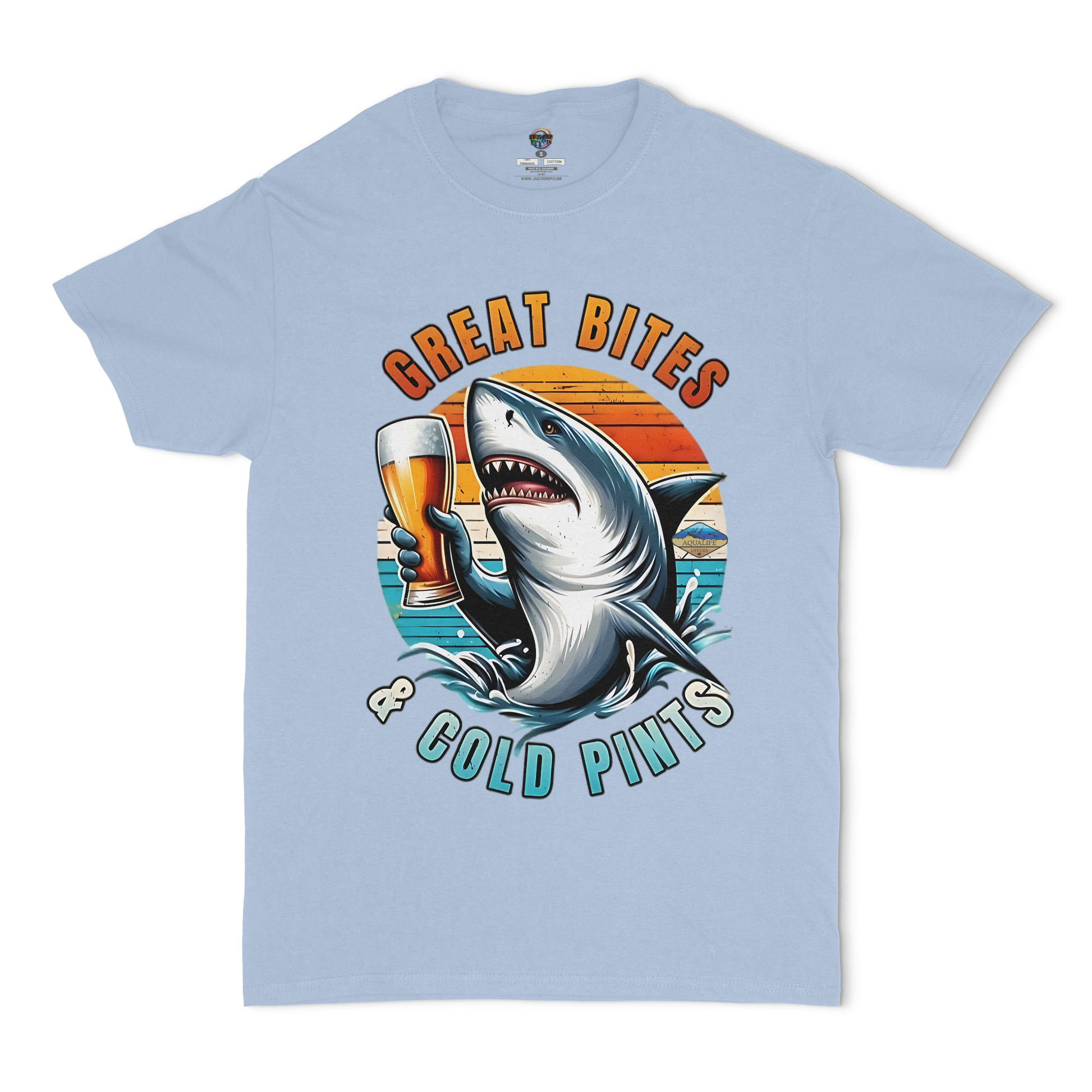Great Bites and Cold Pints AquaLife Divers Unisex T-Shirt