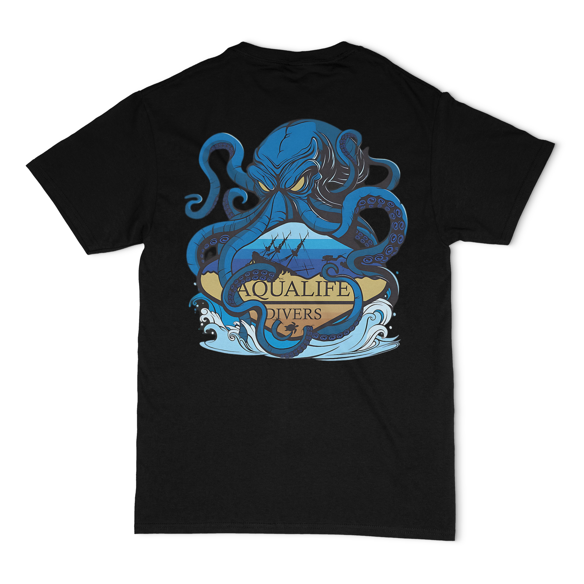 AquaLife Divers Front and Back Logo T-shirt