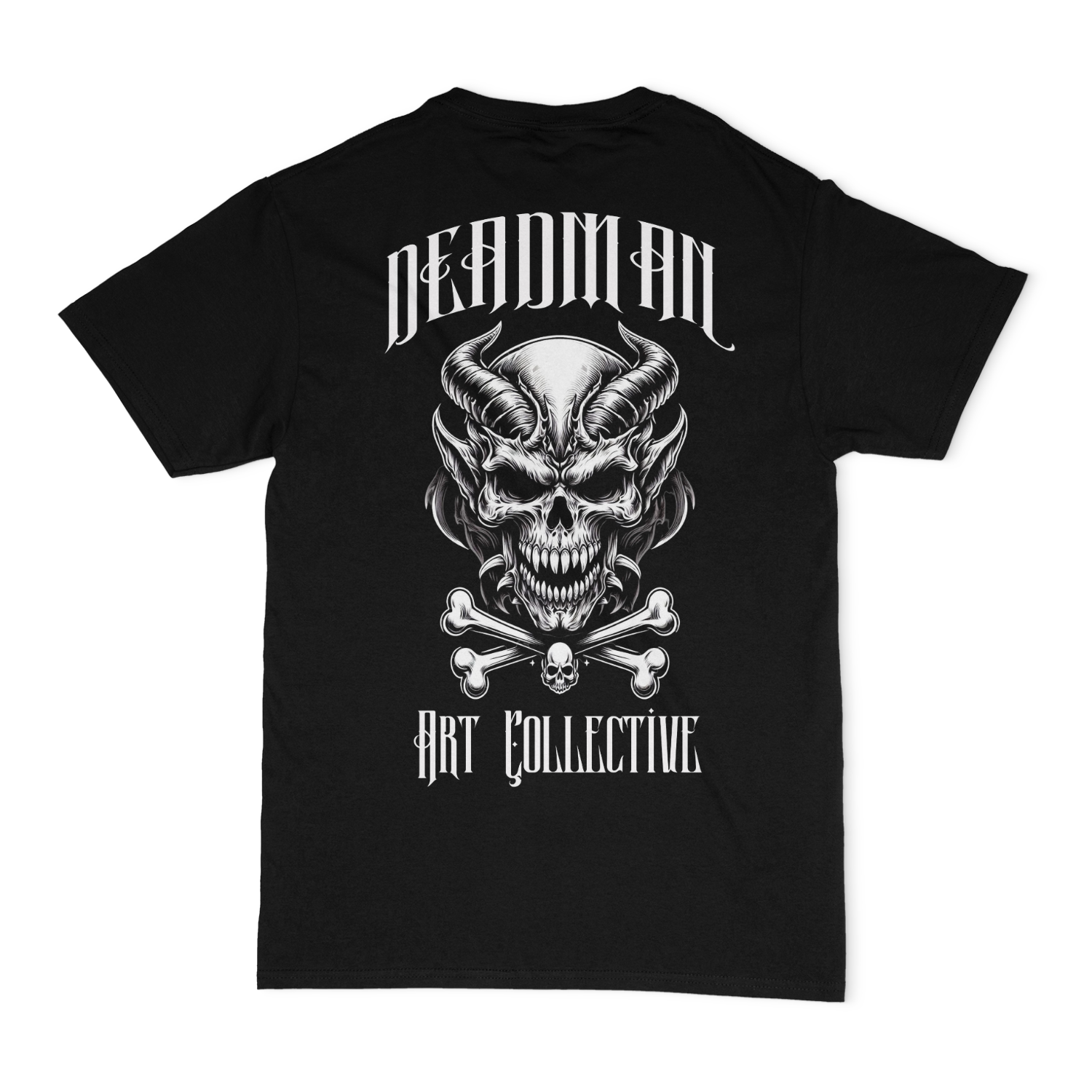 Deadman Skull Front and Back Unisex T-Shirt