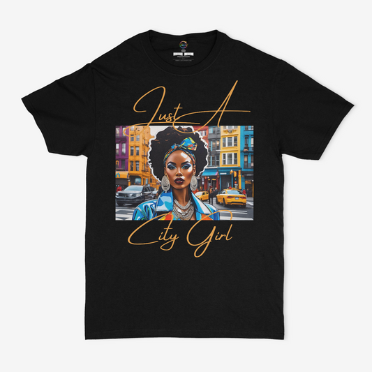 Just A City Girl Graphic Unisex T-shirt