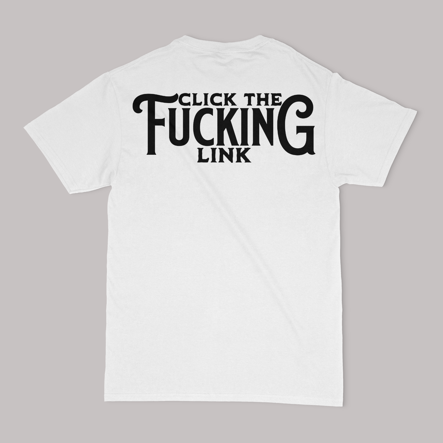 Joe The Bull Guy, Click The Fucking Link Unisex T-Shirt