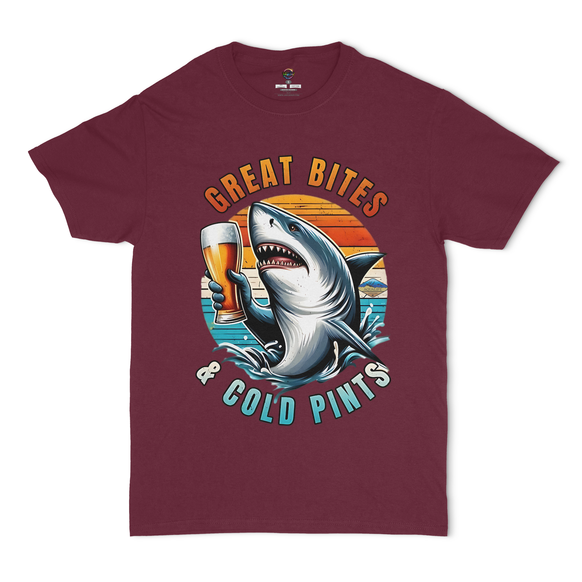 Great Bites and Cold Pints AquaLife Divers Unisex T-Shirt