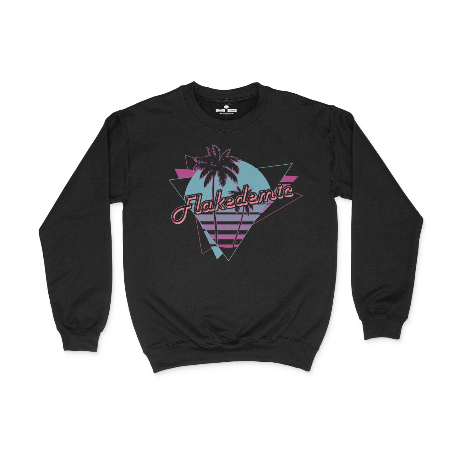 FLAKEDEMIC Retro Unisex Crewneck Sweatshirt