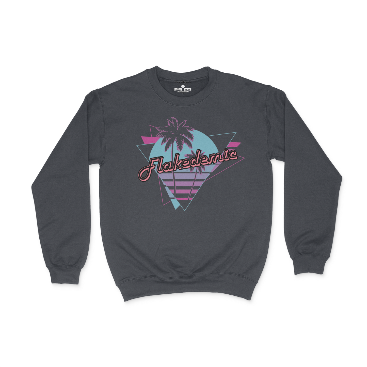 FLAKEDEMIC Retro Unisex Crewneck Sweatshirt