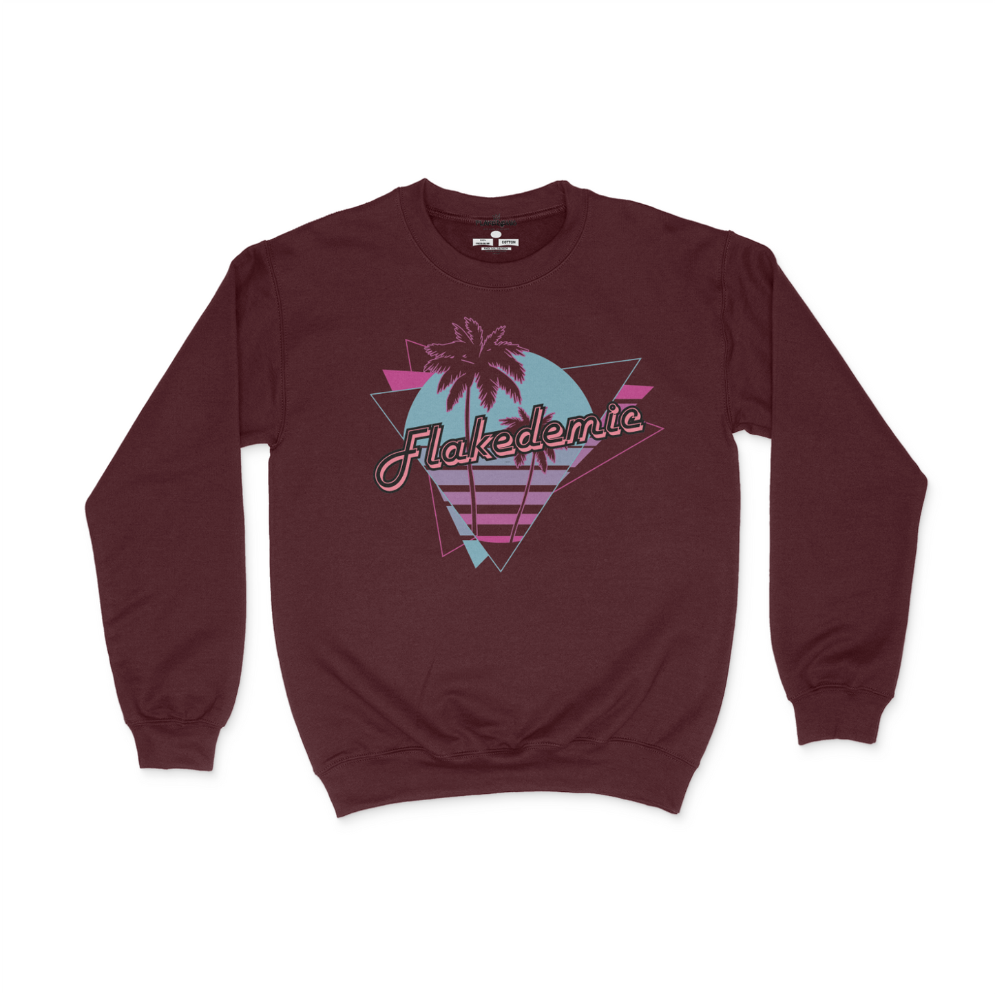 FLAKEDEMIC Retro Unisex Crewneck Sweatshirt