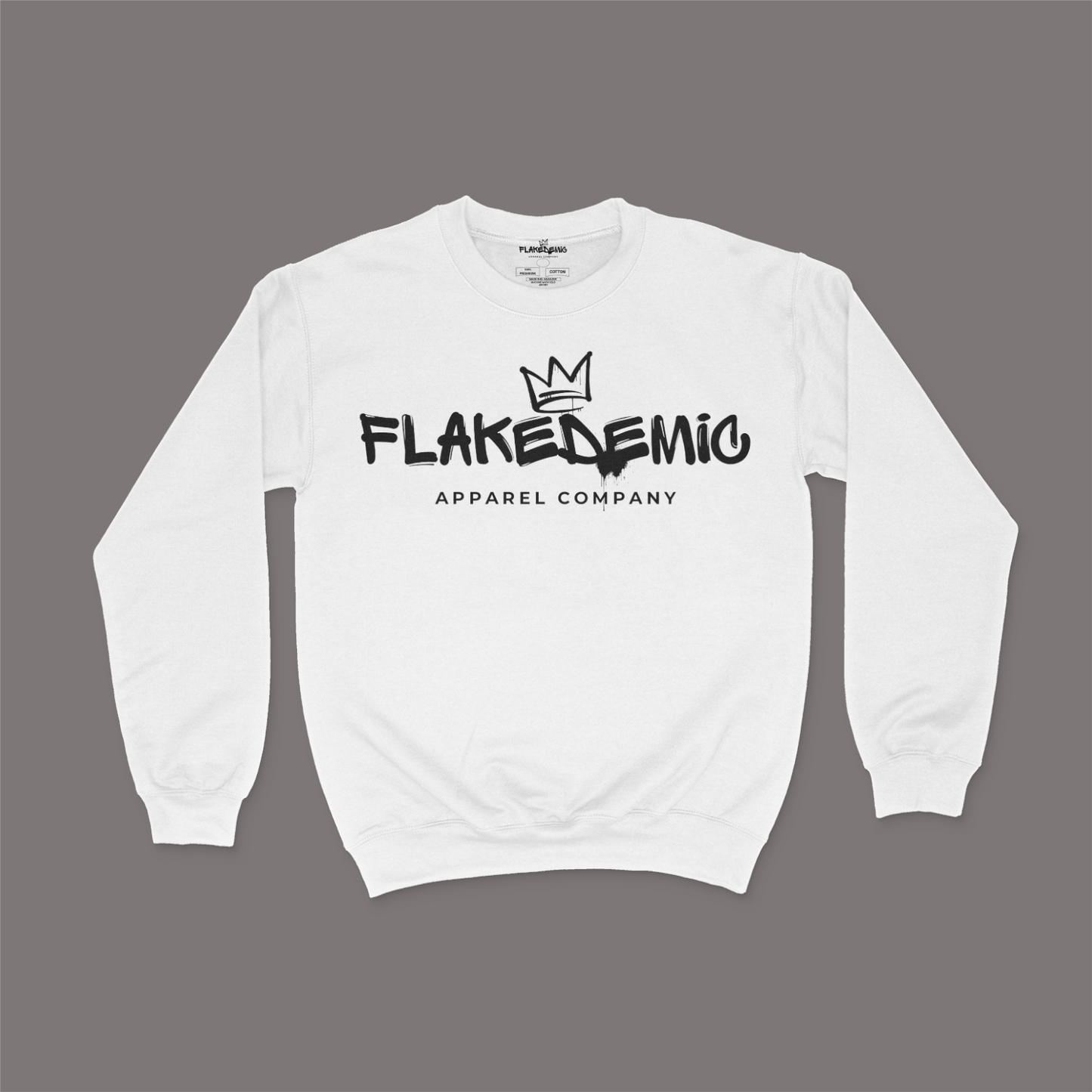 FLAKEDEMIC (Crown) Crewneck Unisex Sweatshirt