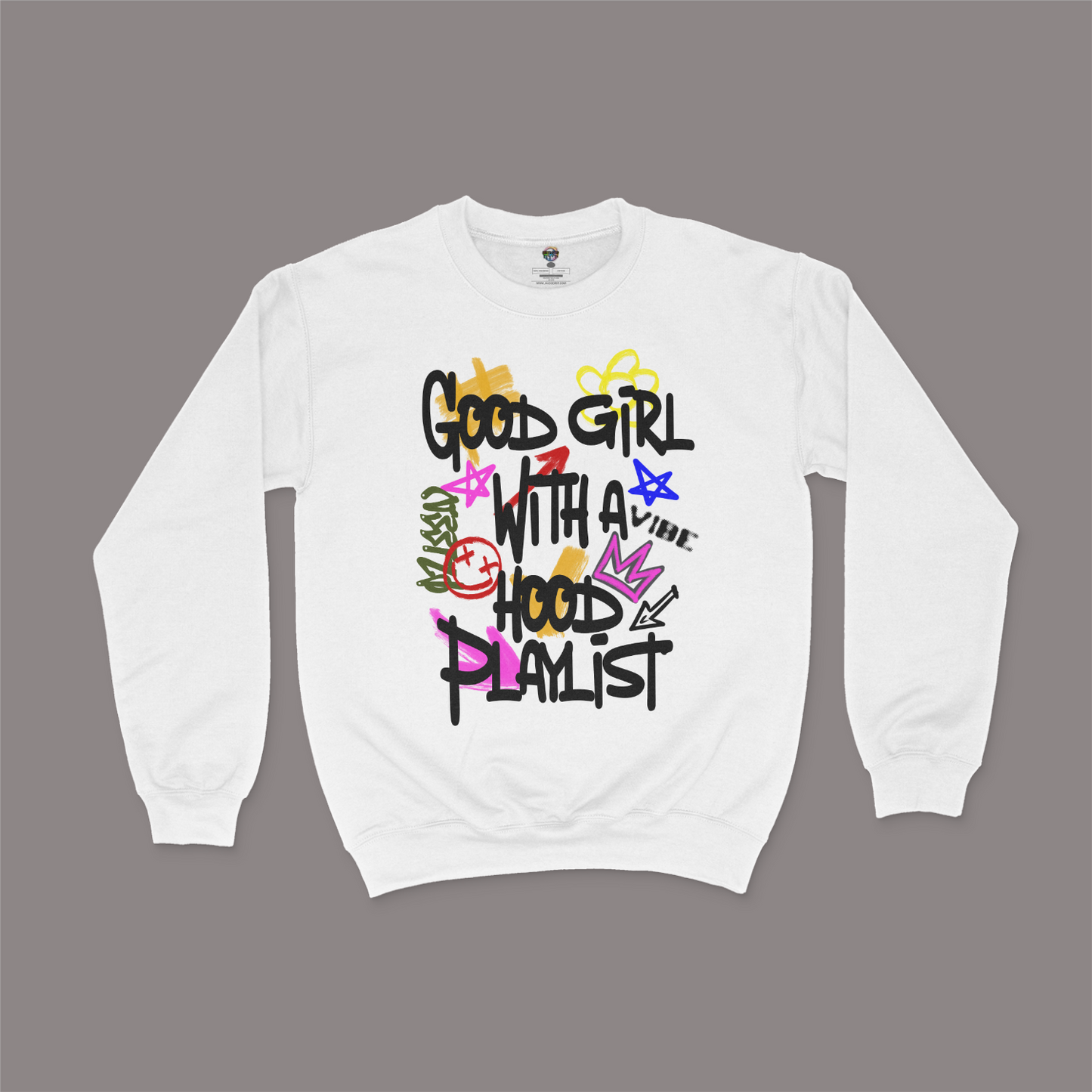 Good Girl With A Hood Playlist Unisex Sweatshirt