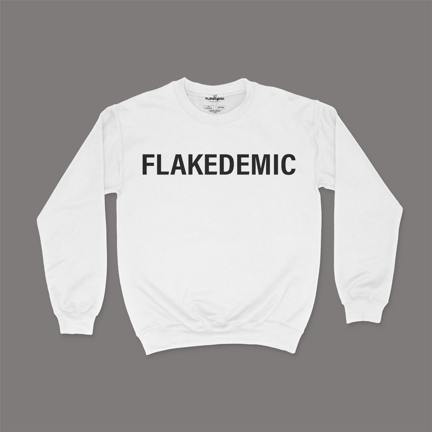 FLAKEDEMIC Crewneck Unisex Sweatshirt