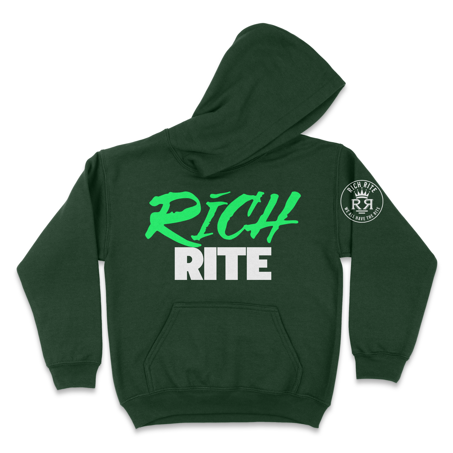 Rich Rite Lime Kid's Unisex Hoodie