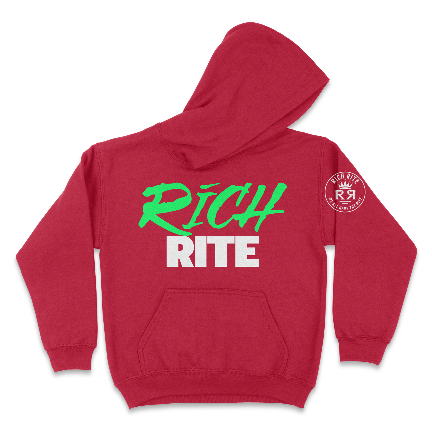 Rich Rite Lime Kid's Unisex Hoodie